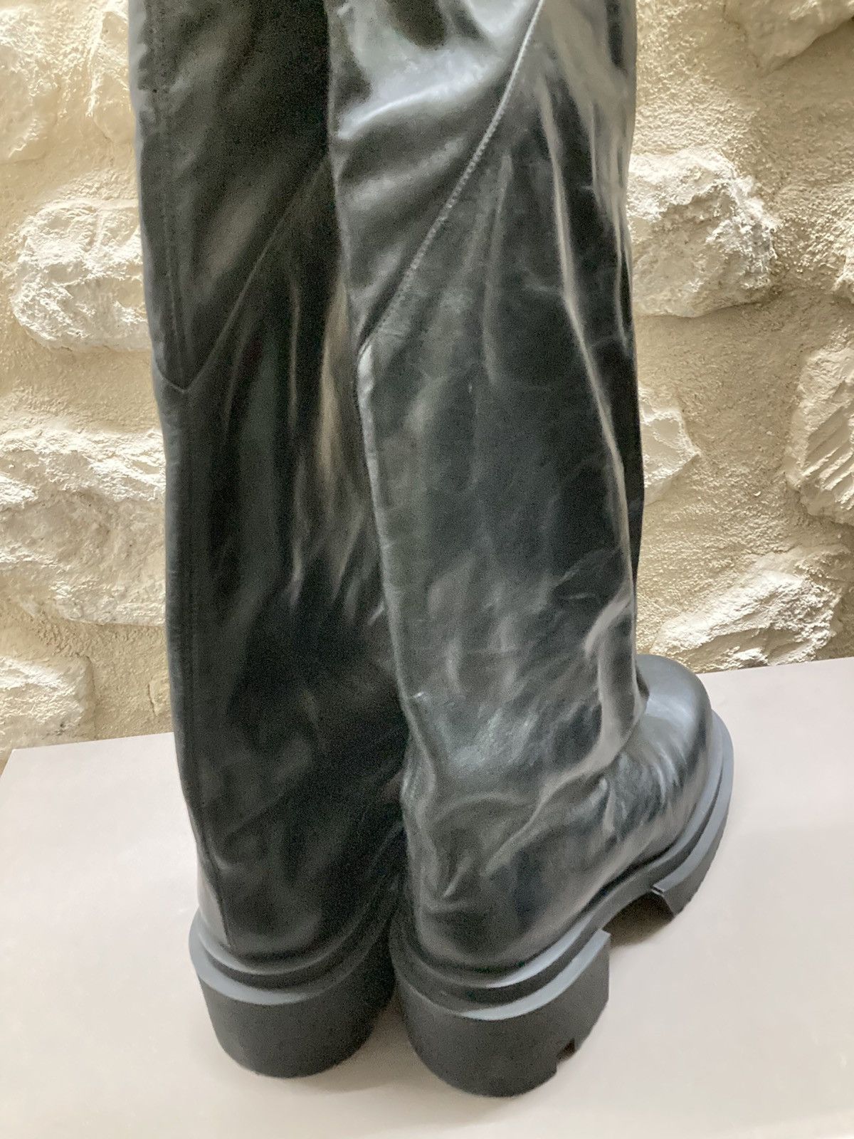 Rick Owens RICK OWENS Black Flared Bogun Boots Size US 9 / EU 42 - 7 Thumbnail