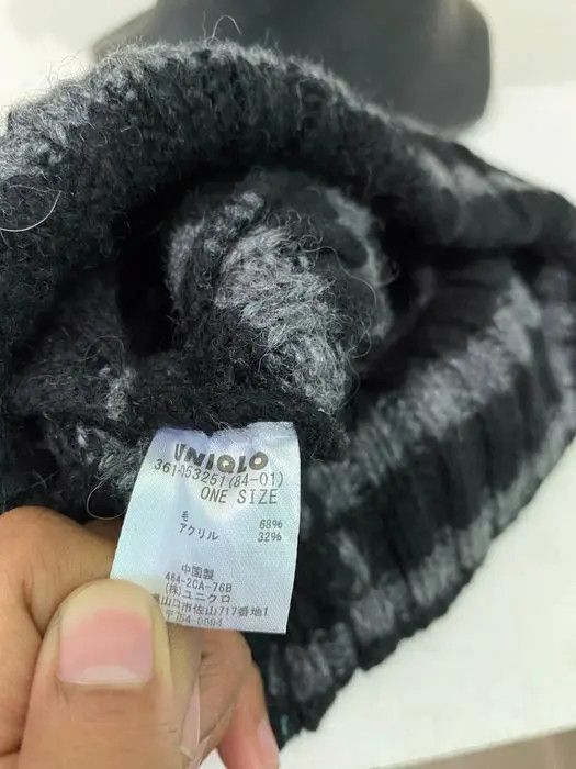 Japanese Brand × Uniqlo Japanese Brand Uniqlo Stripe Beanie Hat Size ONE SIZE - 5 Thumbnail