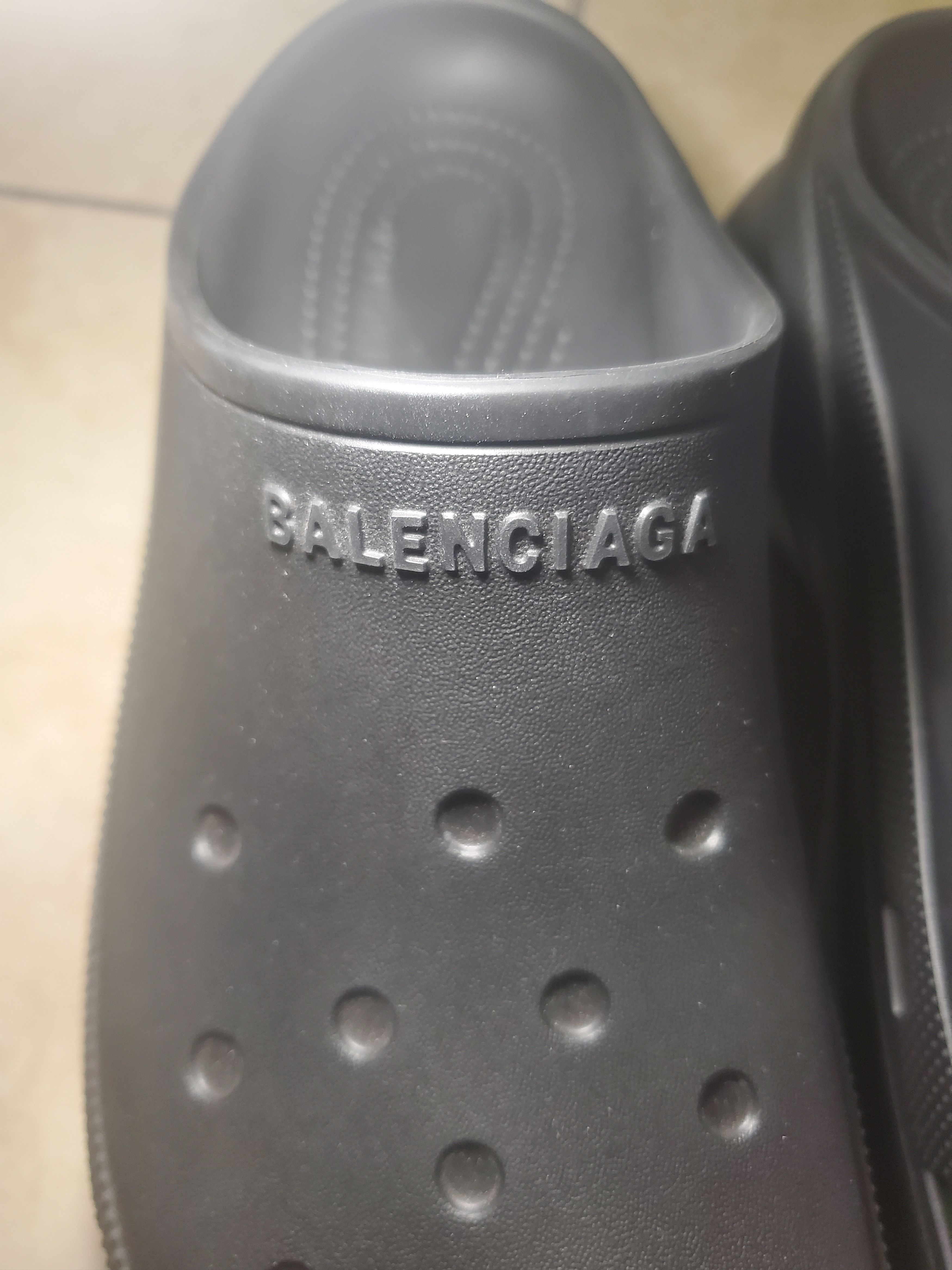 Balenciaga Balenciaga Crocs Mule Black 42 Size US 9 / EU 42 - 4 Thumbnail