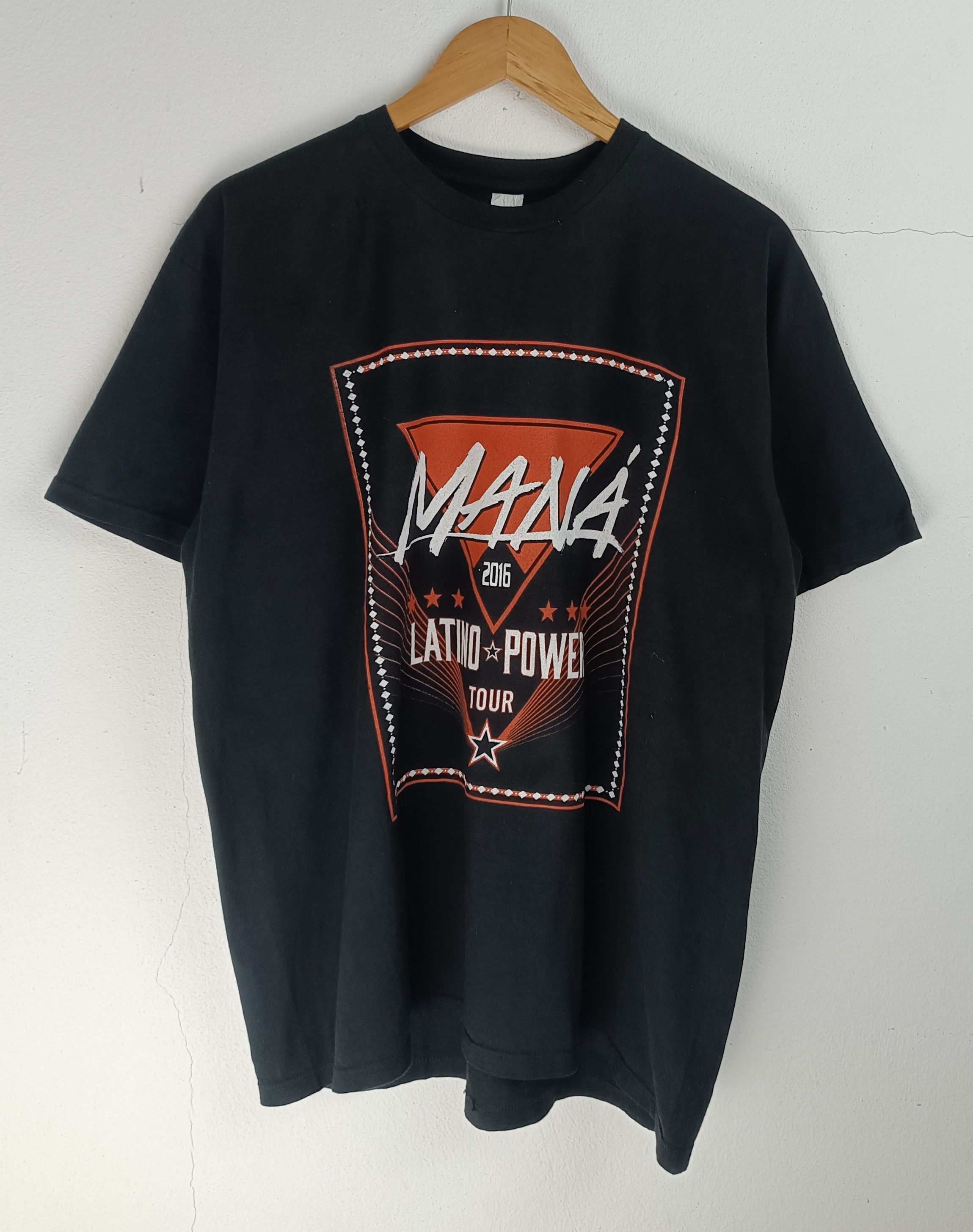 Band Tees VINTAGE MANA LATINO POWER 2016 TOUR TEE rata blanca caifanes Size US L / EU 52-54 / 3 - 4 Thumbnail