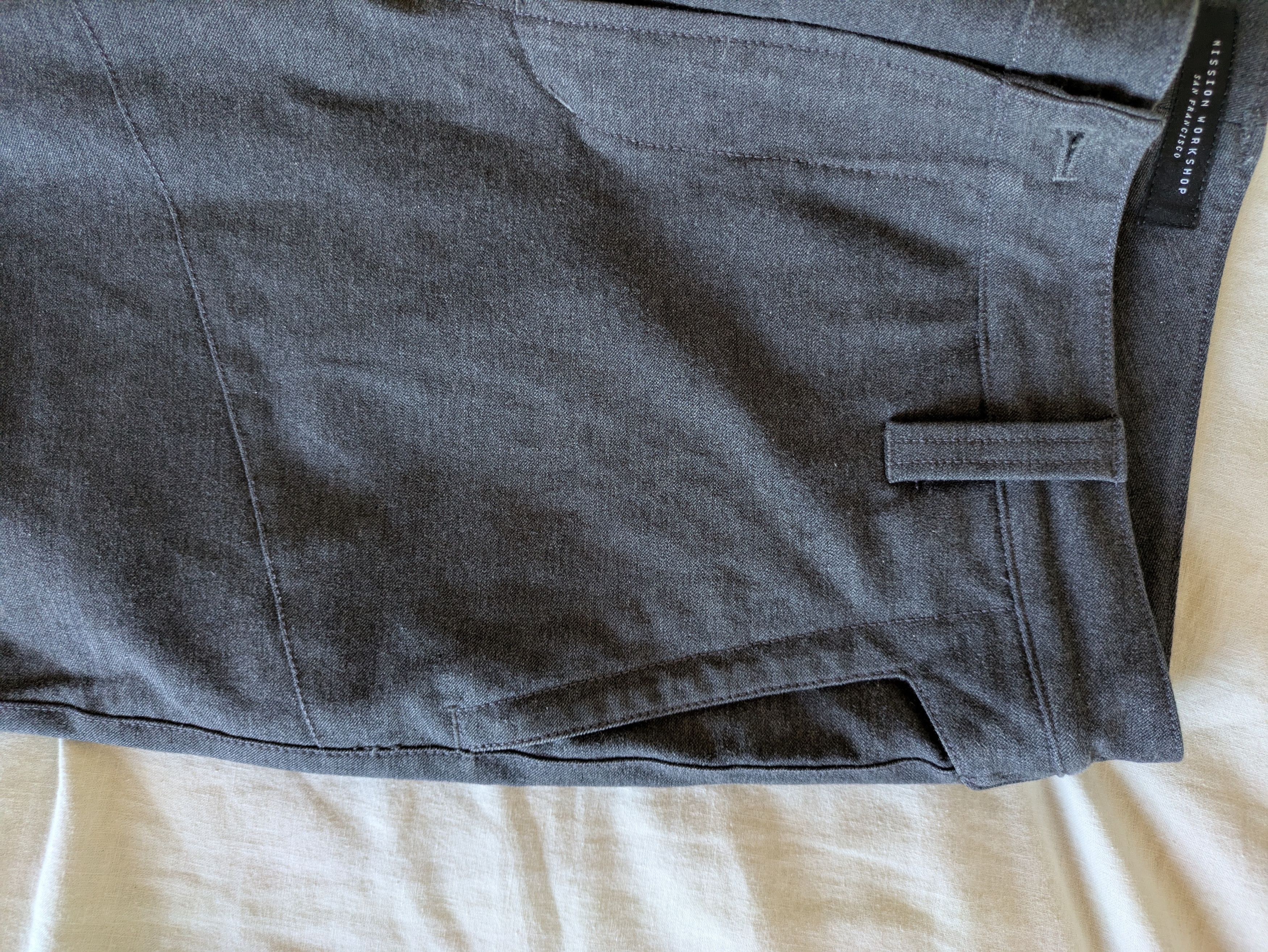 Mission Workshop Icon Pants Gray Men’s 30 Size US 30 / EU 46 - 6 Thumbnail