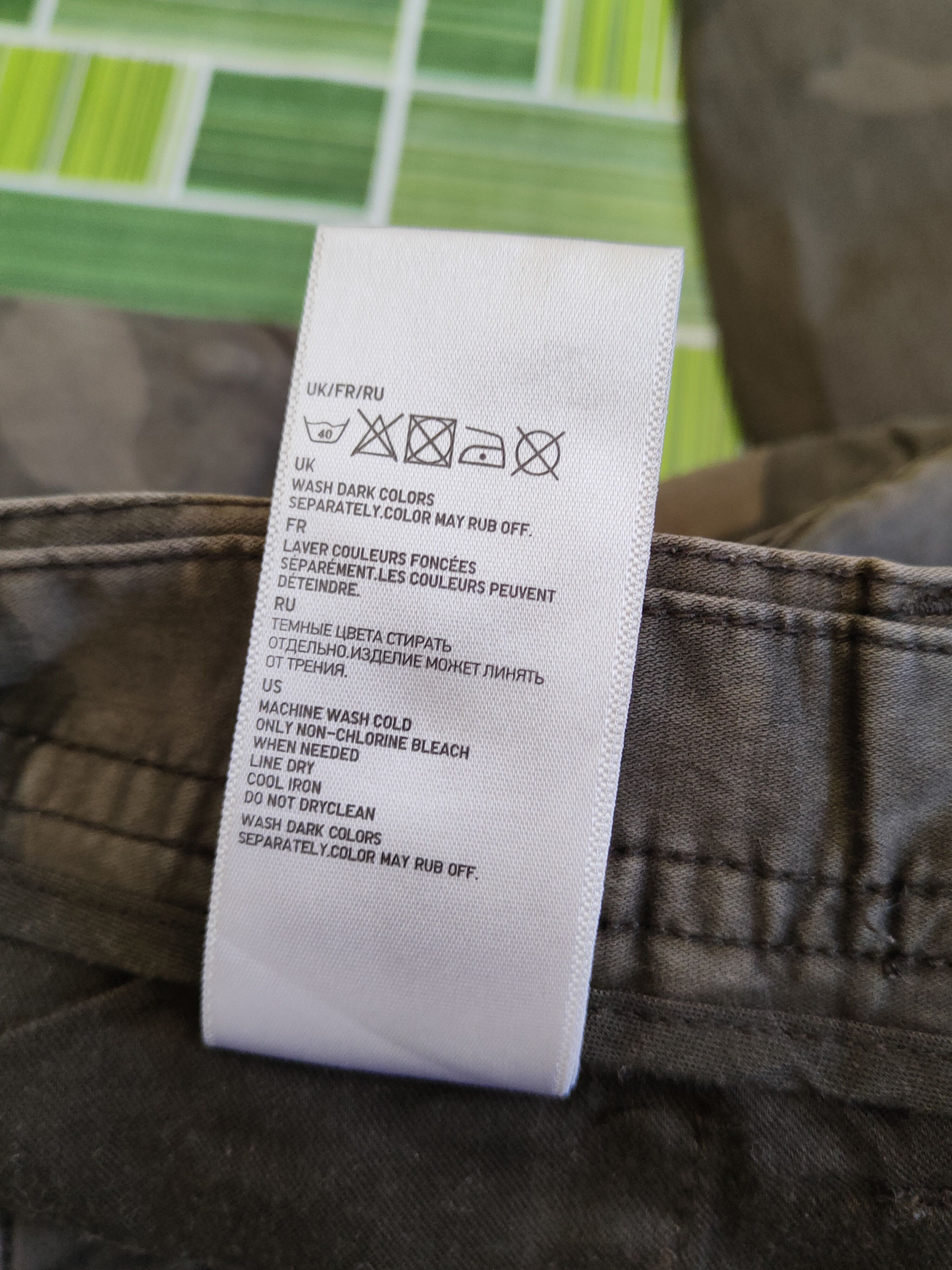 Japanese Brand Uniqlo Camo Multipocket Tactical Cargo Pants #S1838 Size 28" / US 6 / IT 42 - 13 Thumbnail