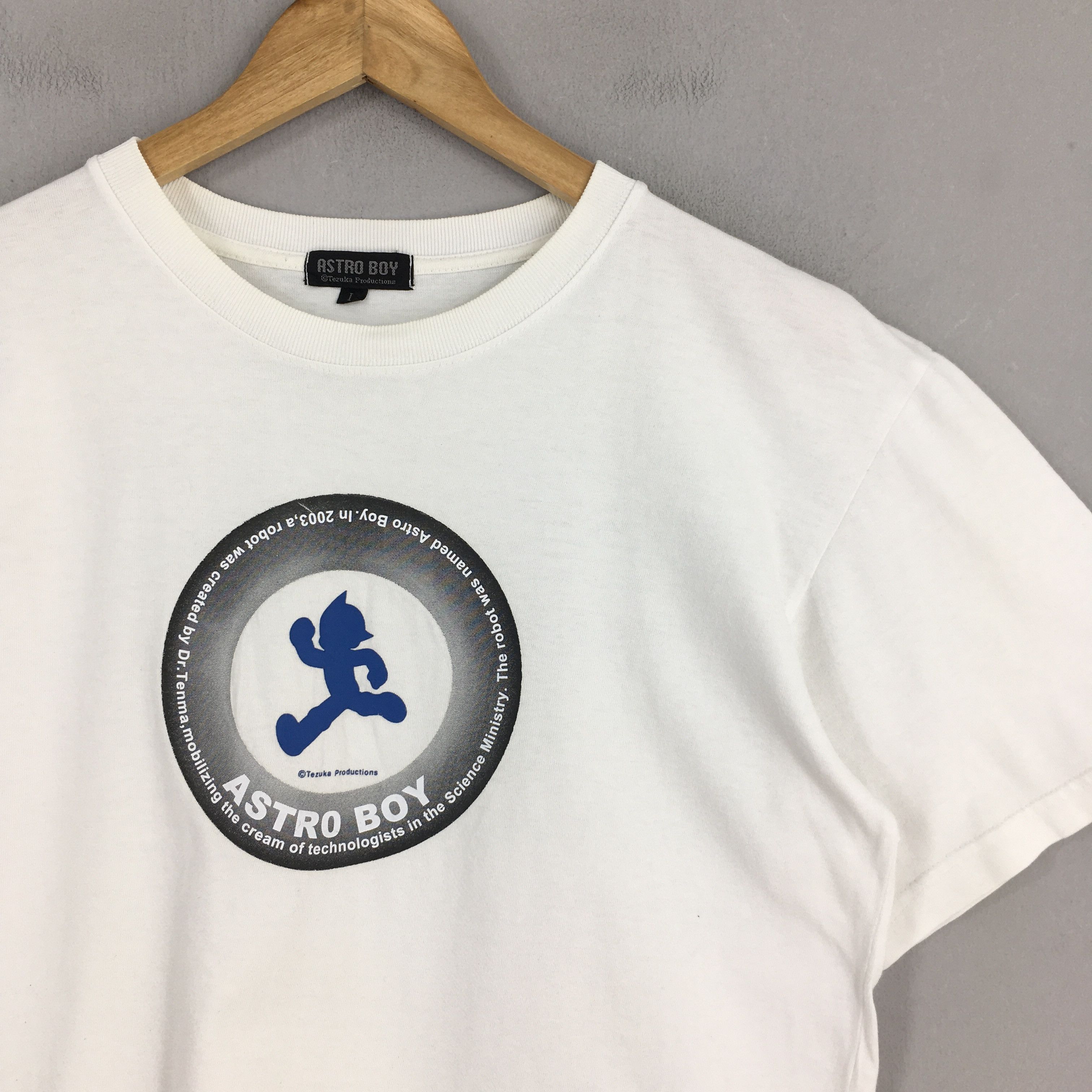 Anime Astro Boy Mighty Atom Japanese Anime White T shirt Large Size US L / EU 52-54 / 3 - 2 Thumbnail
