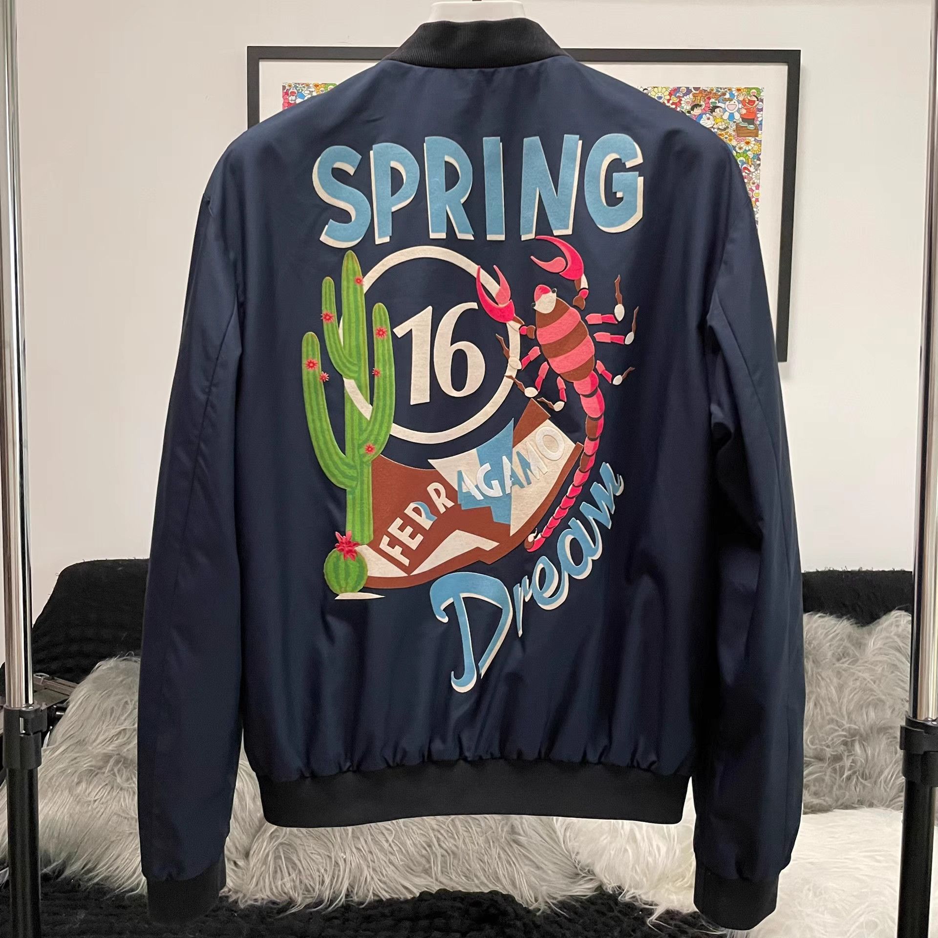 Salvatore Ferragamo Ferragamo Back Logo Jacket Size US M / EU 48-50 / 2 - 1 Thumbnail