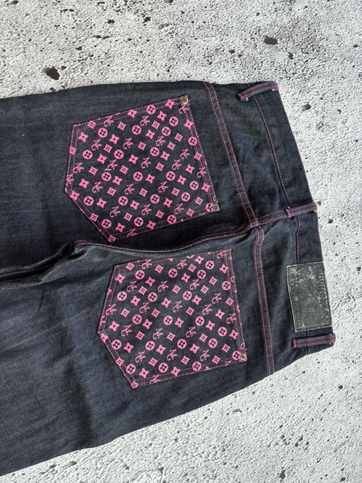 Hysteric Glamour 2000's monitor gdw union made denim jeans Size US 33 - 6 Thumbnail