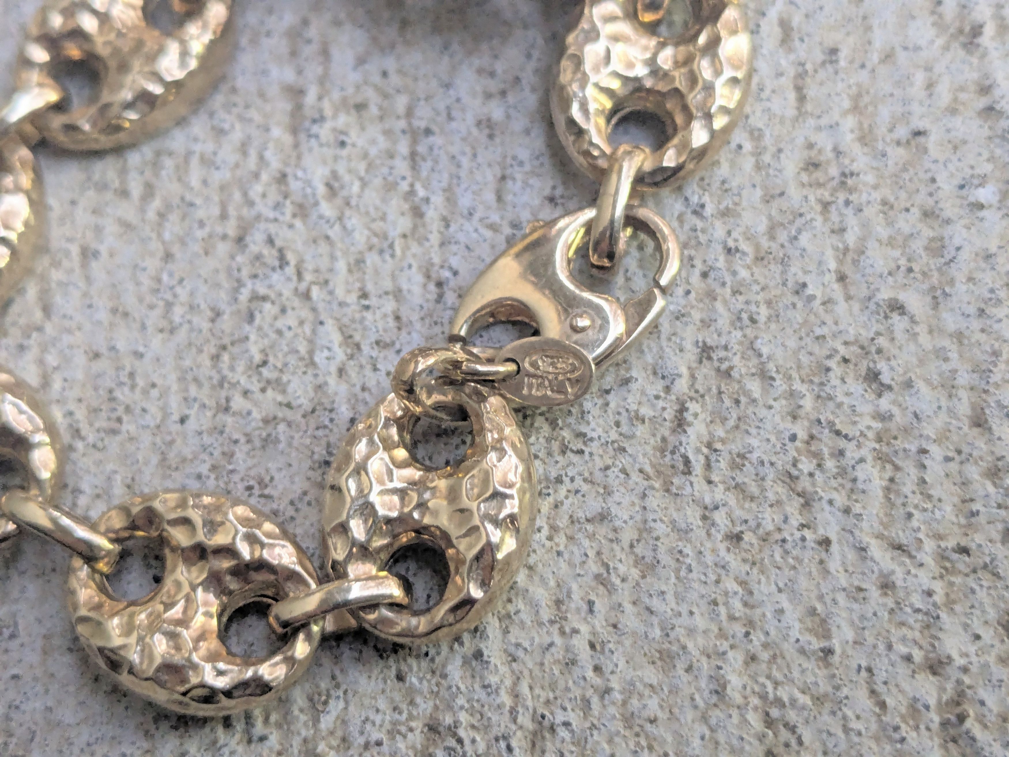 Sterling Silver Itaor Sterling Silver Bracelet Anchor Mariner 8 Italy Size ONE SIZE - 4 Thumbnail