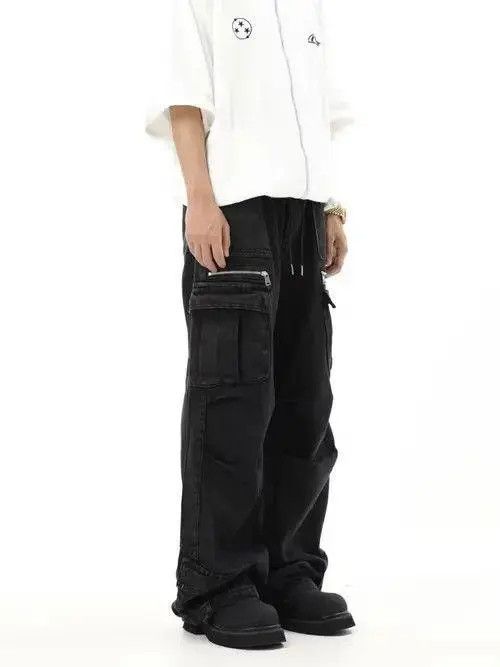 Jean Koizumi x Ayano Cargo Baggy Wide Leg Denim Jeans Size US 32 / EU 48 - 7 Thumbnail