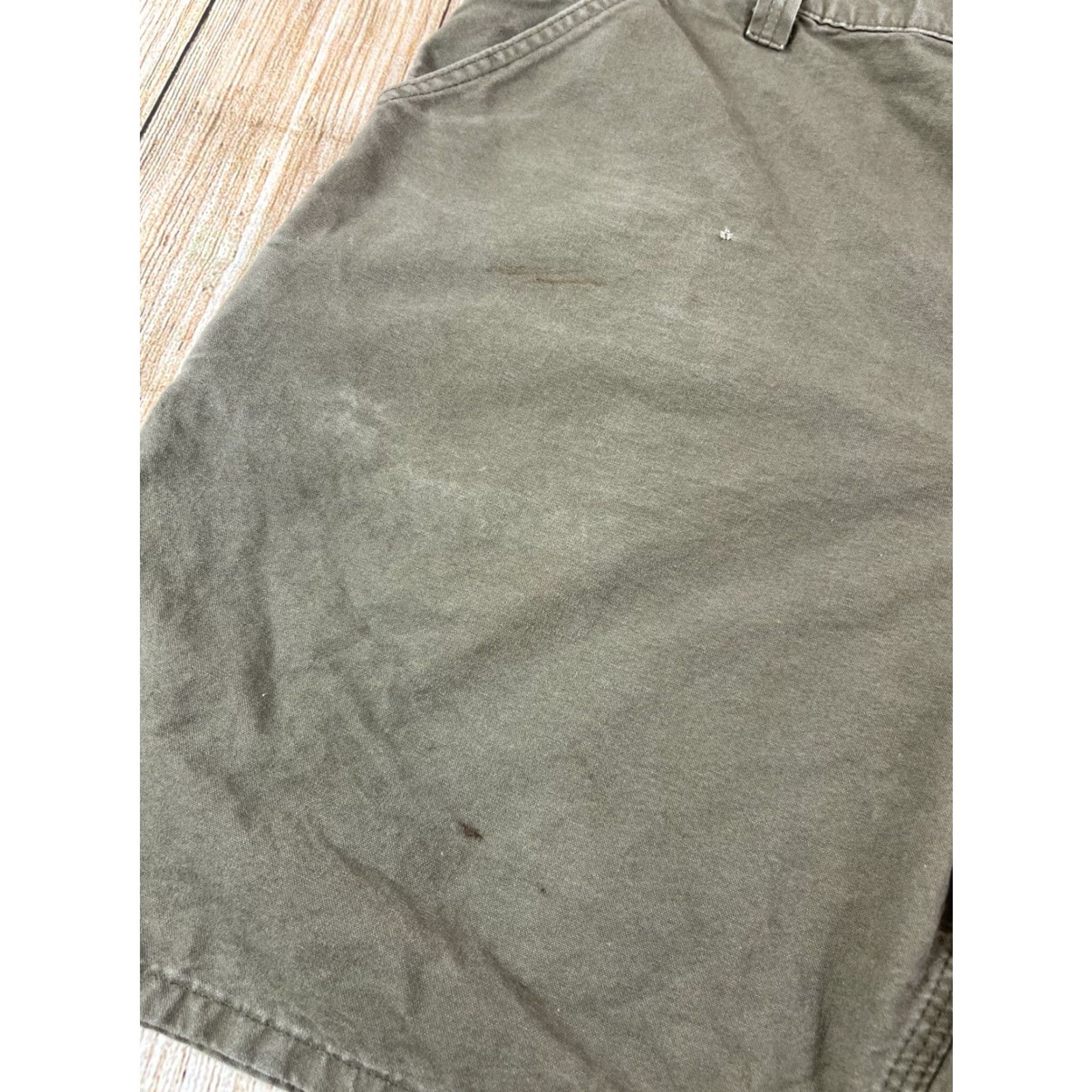 Carhartt VINTAGE Carhartt Brown 42 Cargo Shorts Canvas Workwear Mens 5-Pocket 8in Inseam Regular 90s Outdoor Size US 42 / EU 58 - 3 Thumbnail