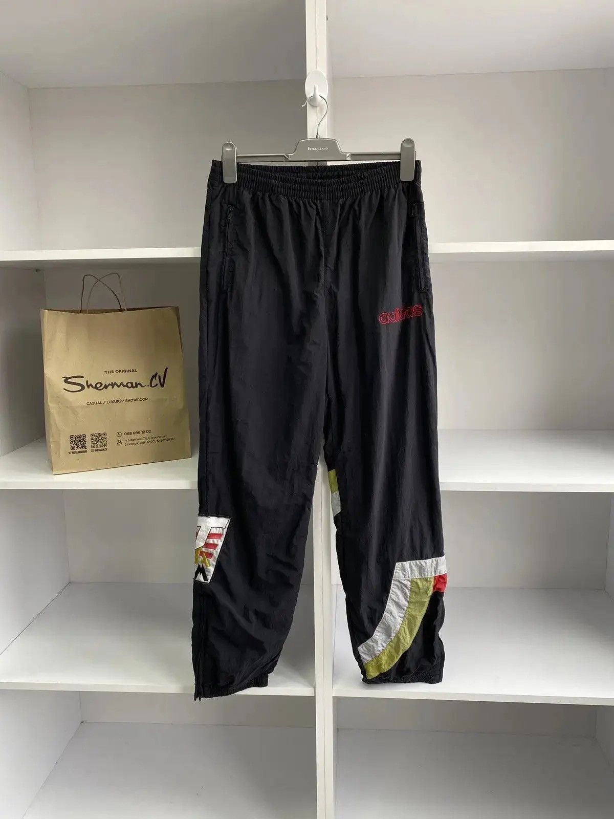 Adidas × Vintage Vintage 90's Adidas Vintage Men's Pants Size US 31 - 1 Thumbnail