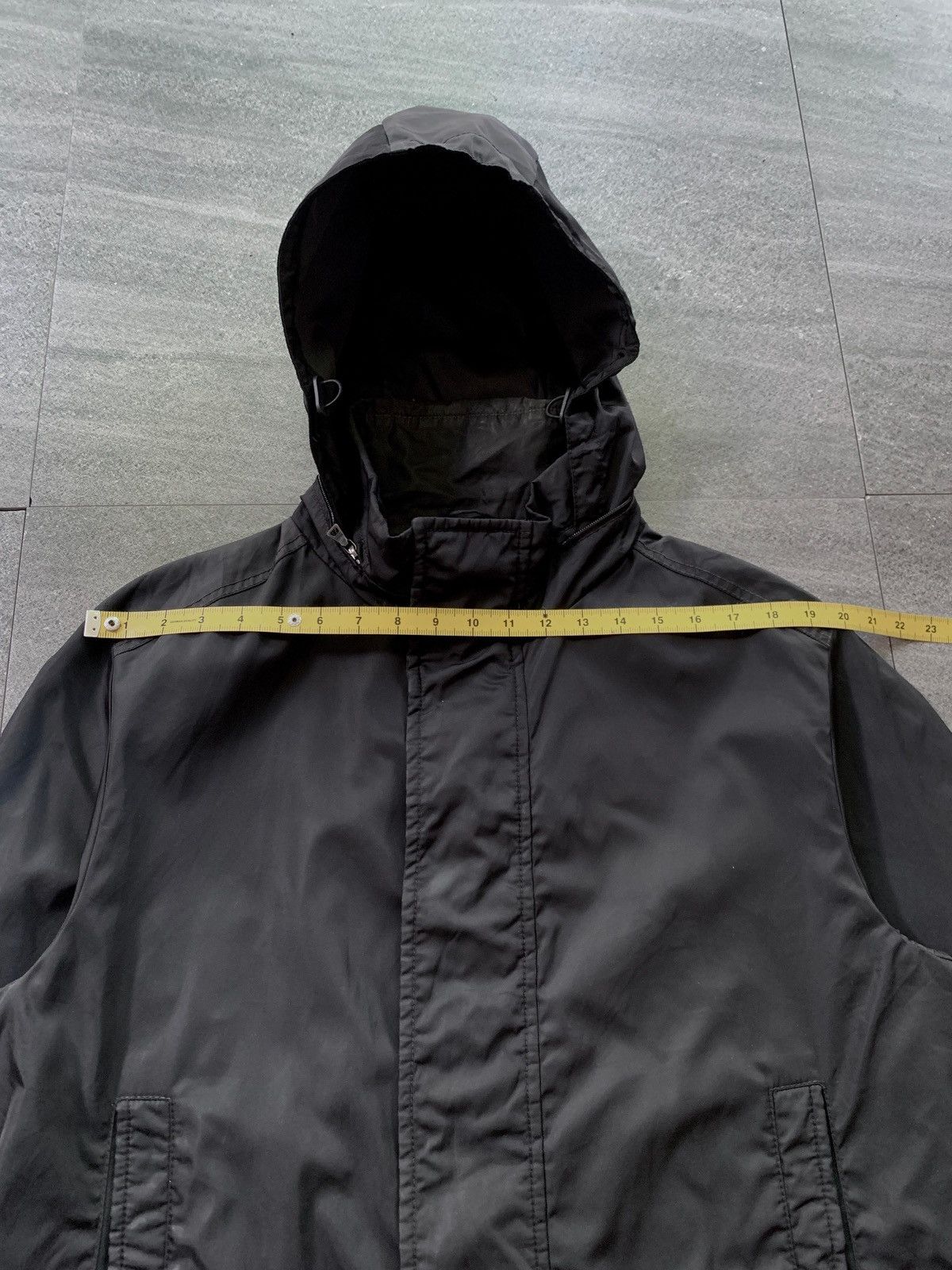 Prada FREE TAX! 2000s Convertible Nylon Long Coat Jacket Size US L / EU 52-54 / 3 - 22 Thumbnail