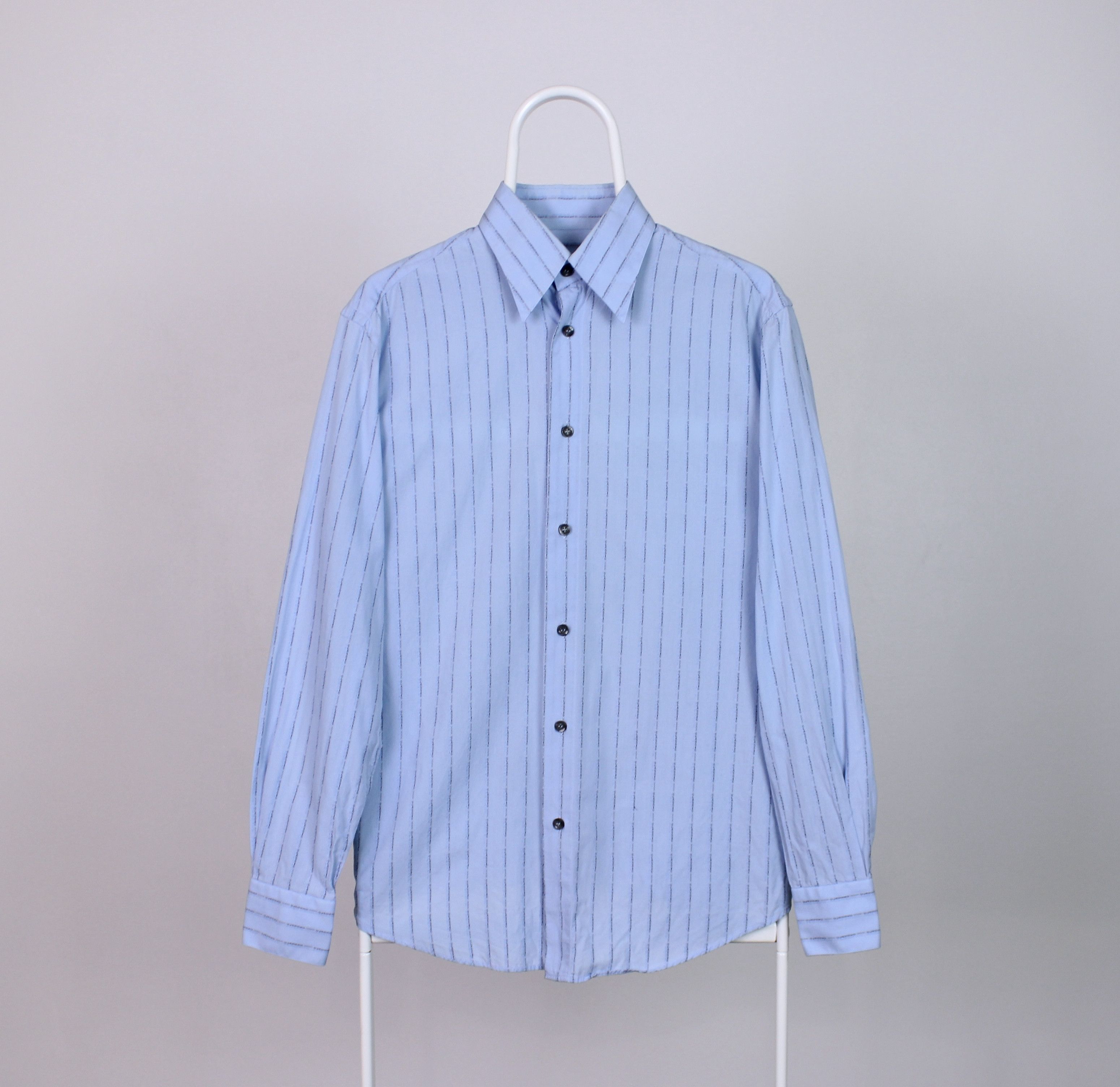 Versace Versace monogram button ups shirt rare 15 / 38 M L Size US L / EU 52-54 / 3 - 2 Thumbnail