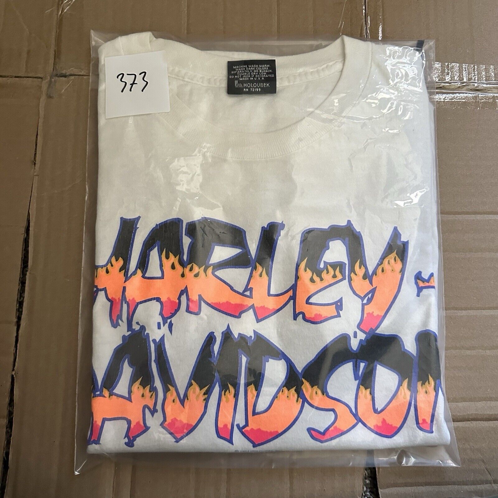 Harley Davidson Vintage Harley Davidson Flame Logo 94’ Tee Polar Bear Size US XXL / EU 58 / 5 - 13 Thumbnail