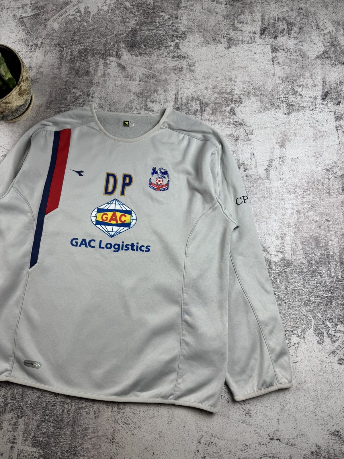 Diadora Crystal Palace Player Issue LongSleeve Diadora Soccer Football Jersey Sweatshirt Size US L / EU 52-54 / 3 - 3 Thumbnail