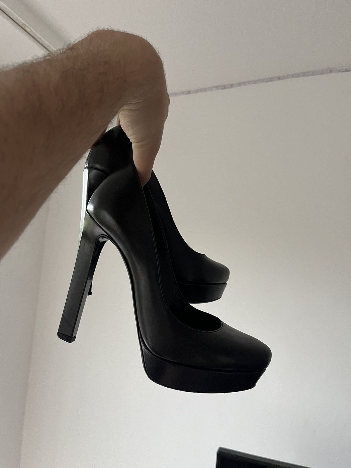 Yves Saint Laurent Yves Saint Laurant Heels black night Size US 8.5 / IT 38.5 - 7 Thumbnail