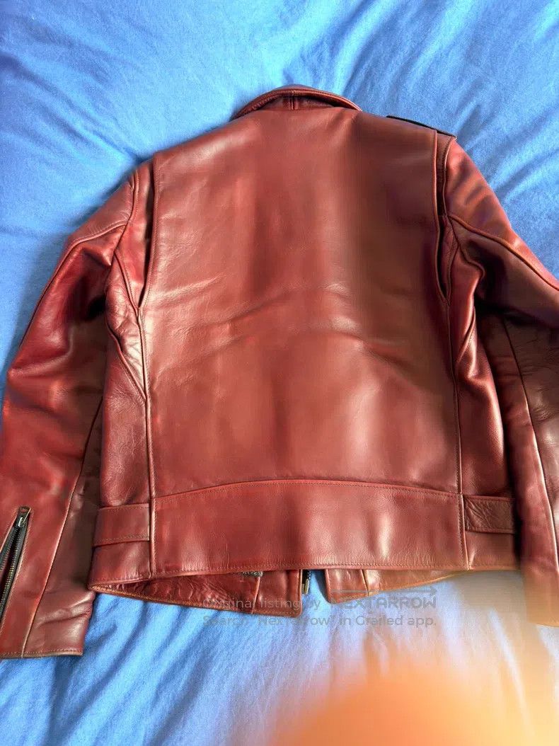 Schott Schott Cable-stayed leather jacket Size US M / EU 48-50 / 2 - 2 Thumbnail