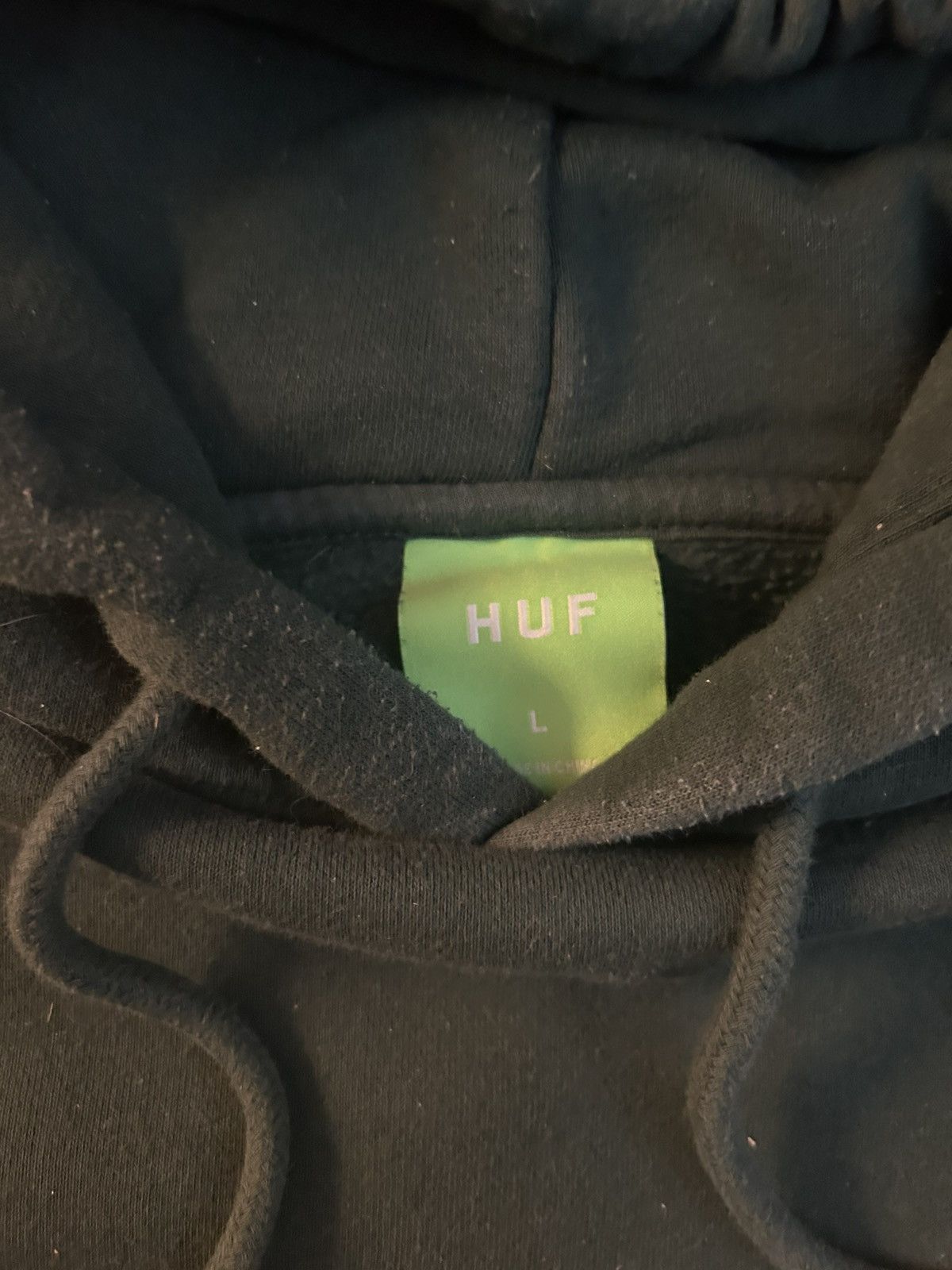 Huf Hug green hoodie, HUF worldwide Size US L / EU 52-54 / 3 - 2 Thumbnail