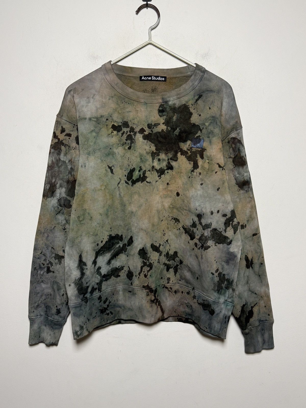 acne studios tie dye sweatshirt crewneck 1/1