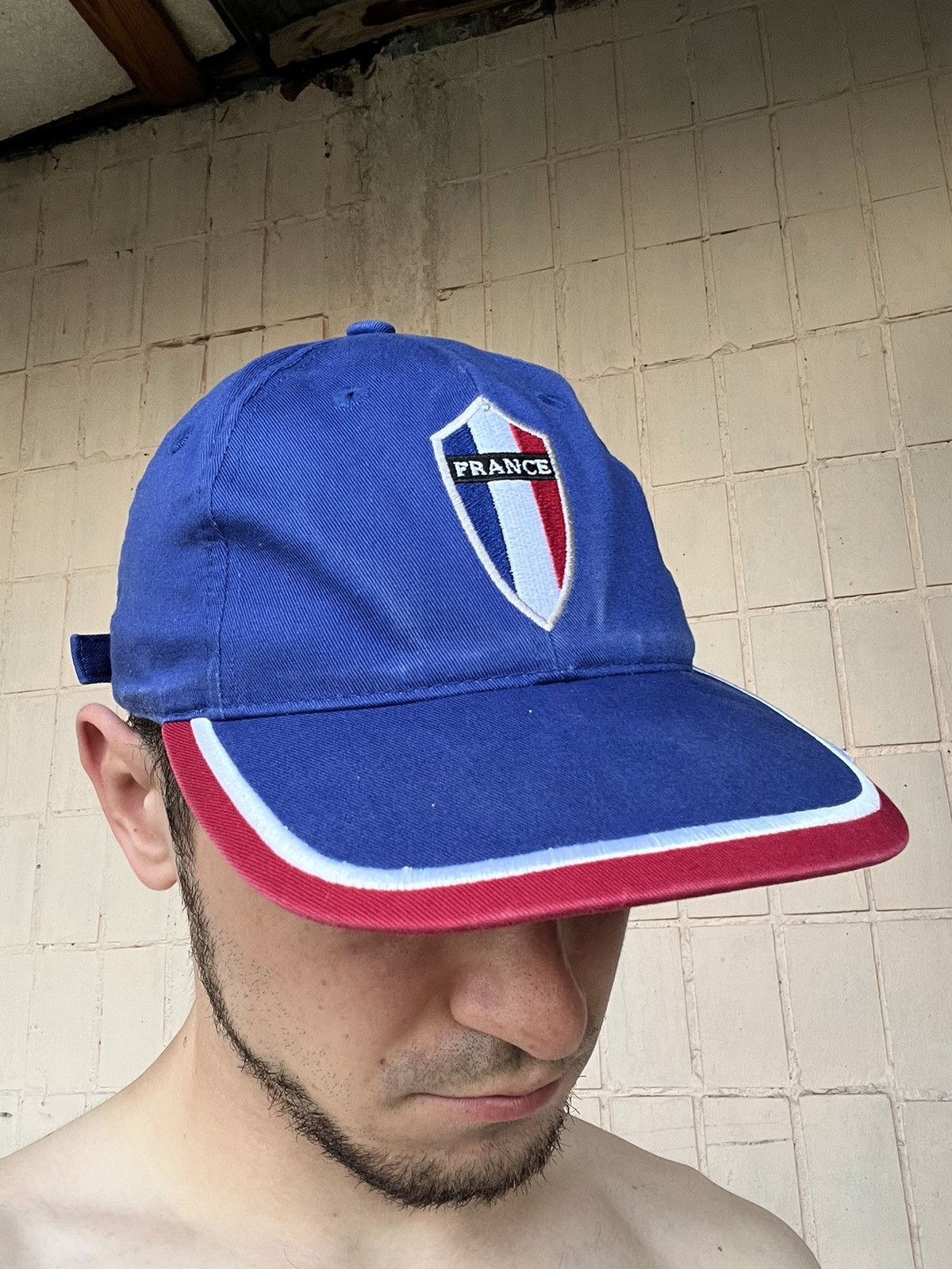 Adidas Vintage Hat Adidas France Football Cap Size ONE SIZE - 22 Thumbnail