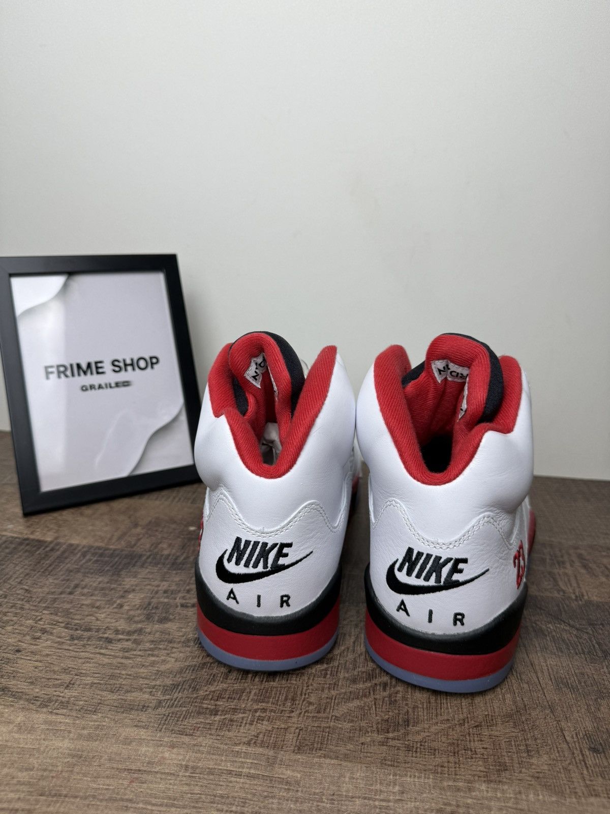 Nike Air Jordan 5 Retro Fire Red Sneakers Size US 9 / EU 42 - 5 Thumbnail