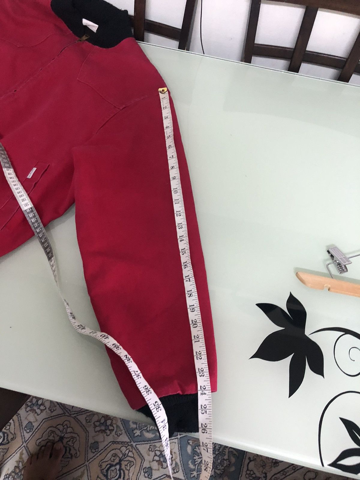 Carhartt Rare❗️Vintage 90s Carhartt 100 Years Red Bomber Jacket Size US L / EU 52-54 / 3 - 25 Thumbnail