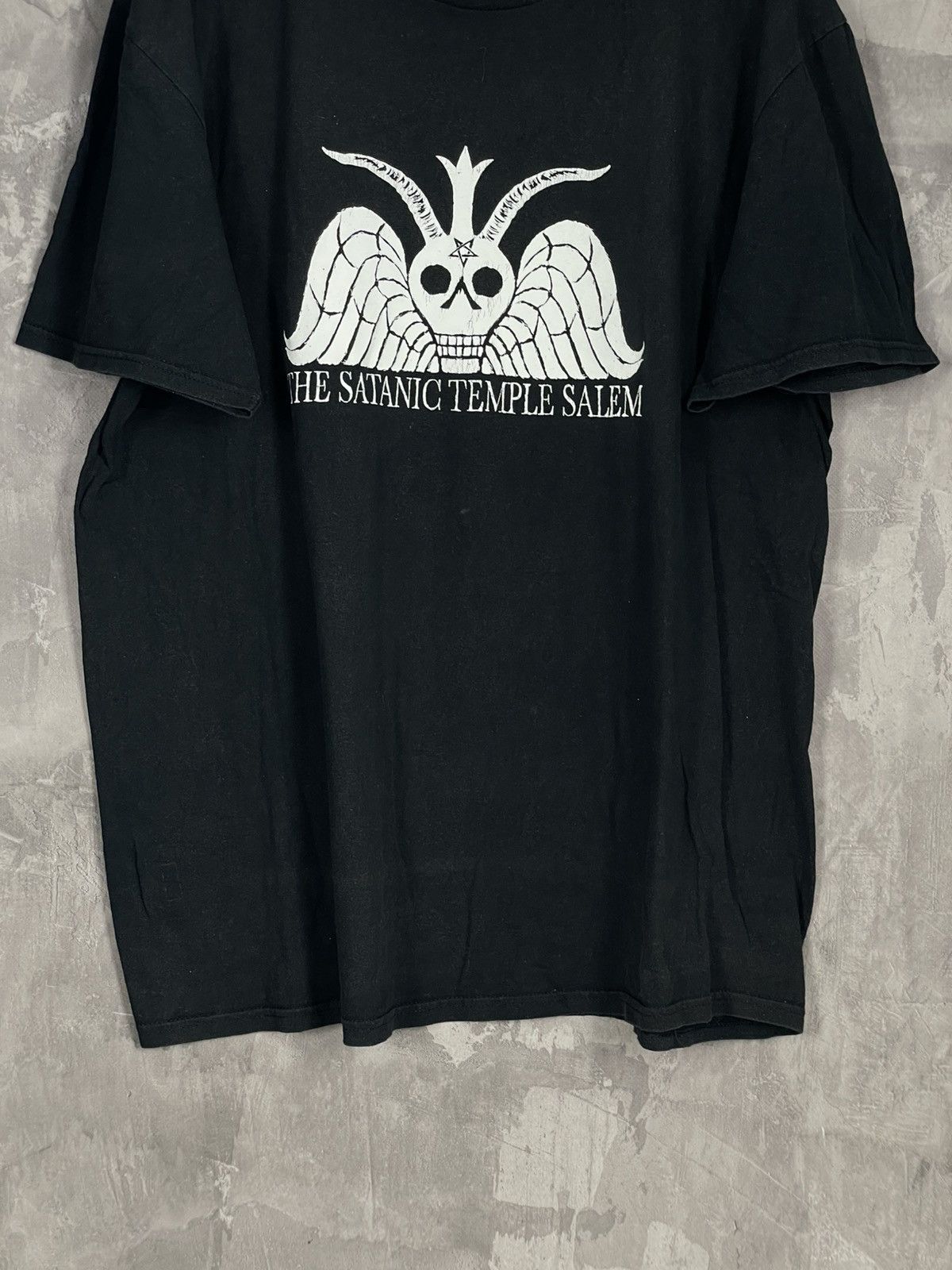 Band Tees × Vintage Vintage 90s Skulls Sexy Dead Face Horror Tee 90s Size US XL / EU 56 / 4 - 5 Thumbnail