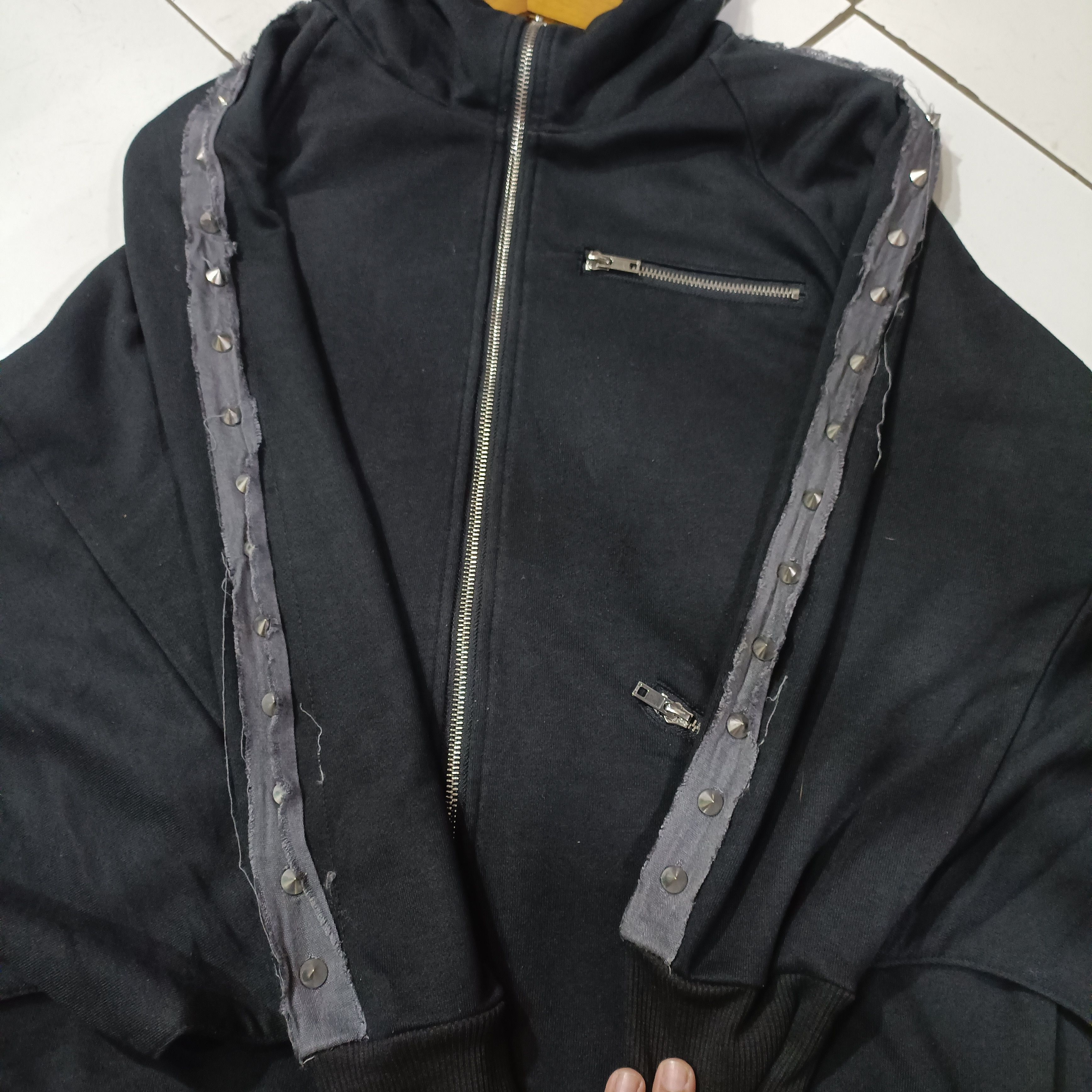 Designer Gald News Durable wear Bat skeleton Hoodie Zip Up Studd Size M / US 6-8 / IT 42-44 - 6 Thumbnail