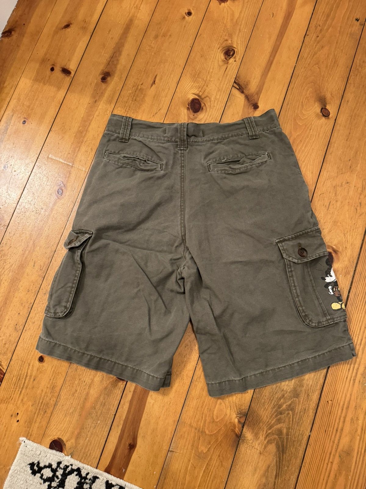 Disney Khaki/Brown/Green Disney Mickey Mouse Shorts. Tagged 32 Size US 32 / EU 48 - 4 Thumbnail