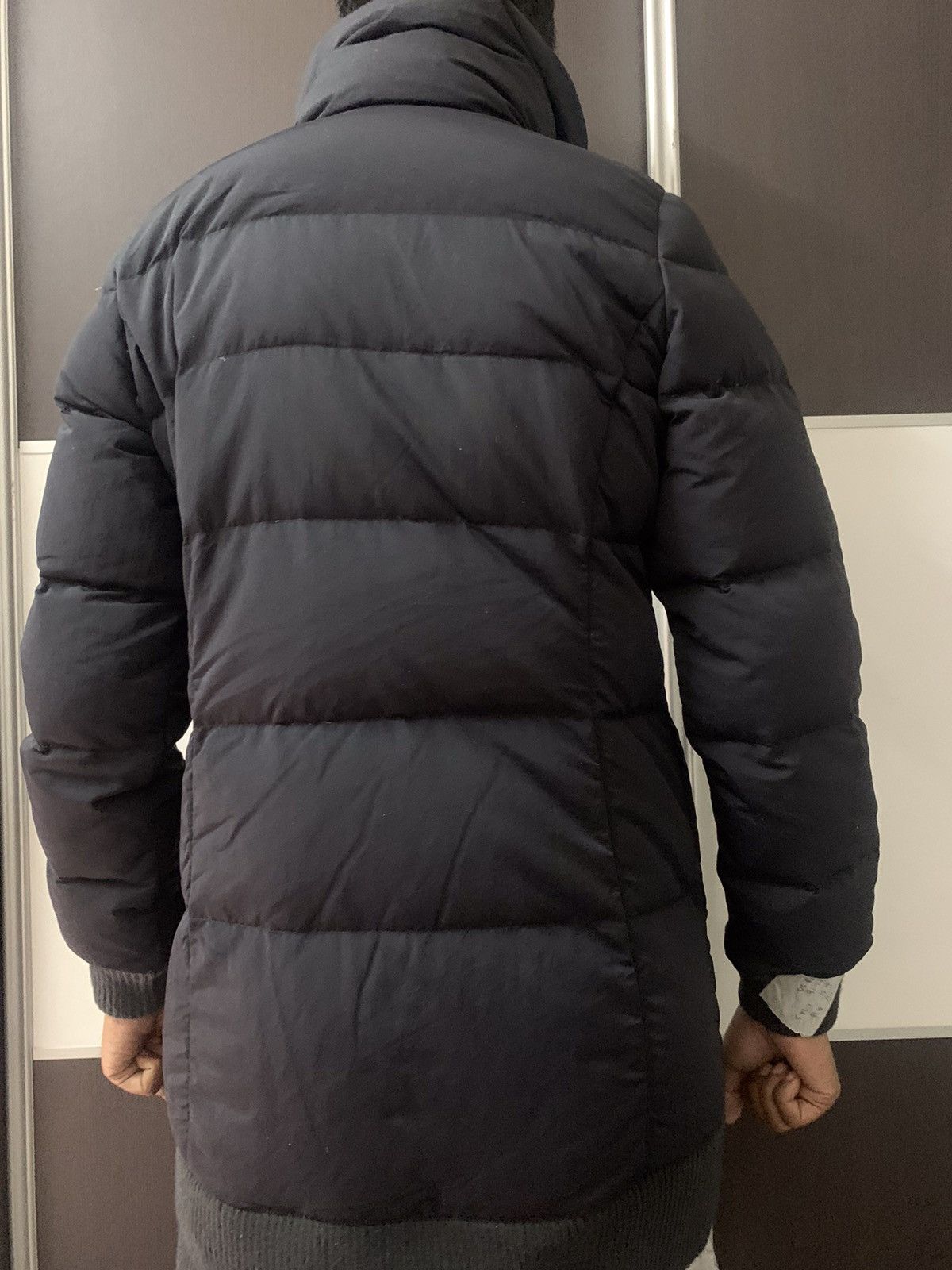 Nike × Vintage NIKE Sportswear Black Long Puffer Jacket Size US M / EU 48-50 / 2 - 24 Thumbnail
