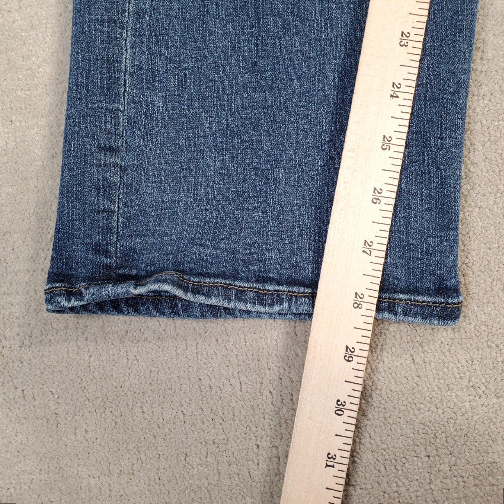 Lee Lee Jeans Mens 38x29 Blue Straight Fit Tapered Leg Extreme Motion Stretch Faded Jeans Mens 38 Blue Denim Cotton Logo Pockets Vintage No Size US 38 / EU 54 - 5 Thumbnail