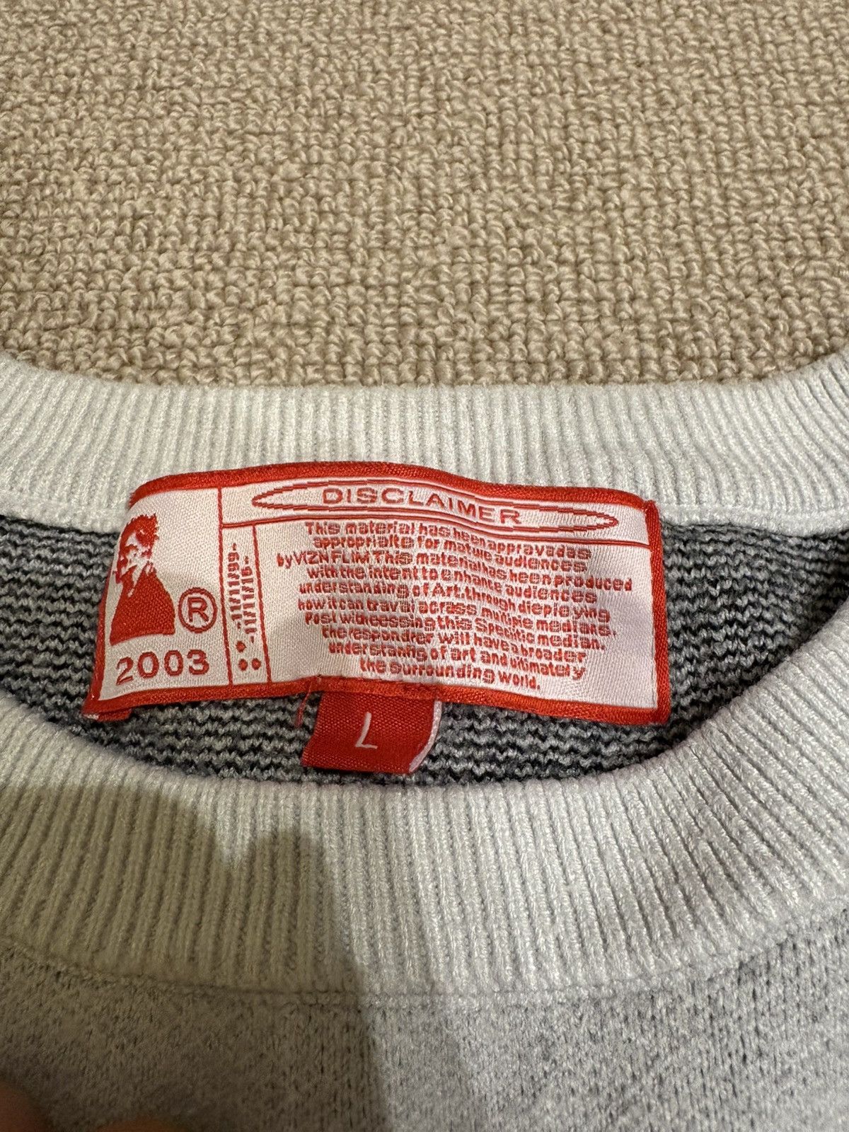 Joy Divizn Joy Divizn Brad Pitt Sweater Size US L / EU 52-54 / 3 - 3 Thumbnail