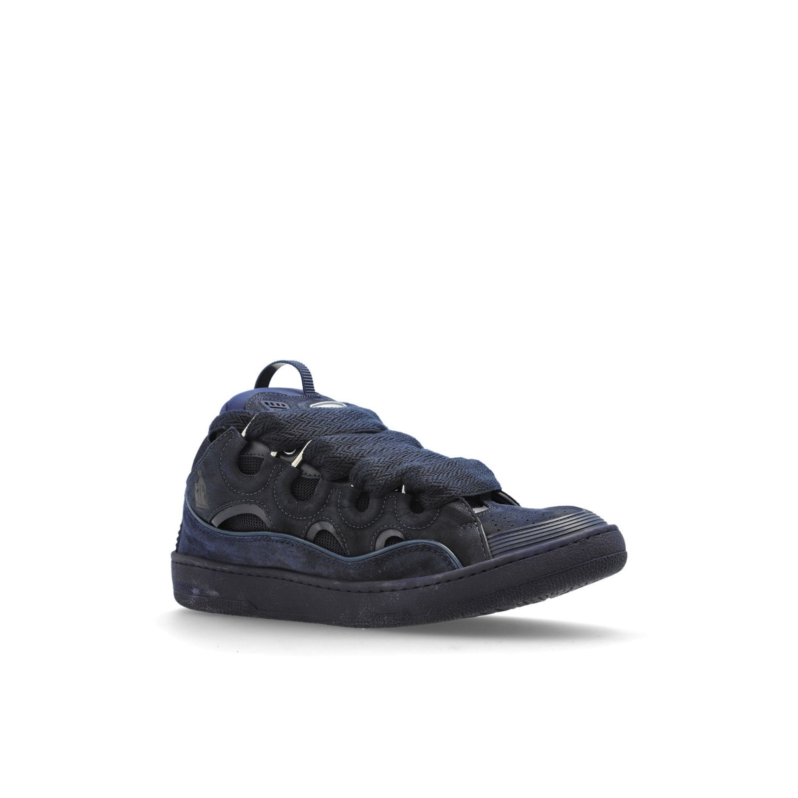 Lanvin Lanvin Curb Oversized Black Leather Sneakers New & Authenti Size US 10 / EU 43 - 2 Thumbnail