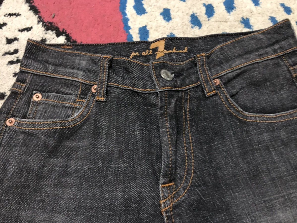 7 For All Mankind 7 For All Mankind Frayed Mud Wash Flares Distressed Jeans Size 24" / US 00 / IT 34 - 14 Thumbnail