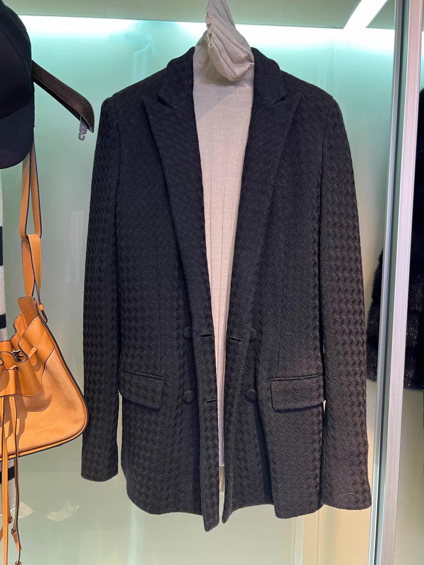 Bottega Veneta BOTTEGA VENETA 100% Wool Jacquard Jacket Size 40 New Milan Size S / US 4 / IT 40 - 2 Thumbnail