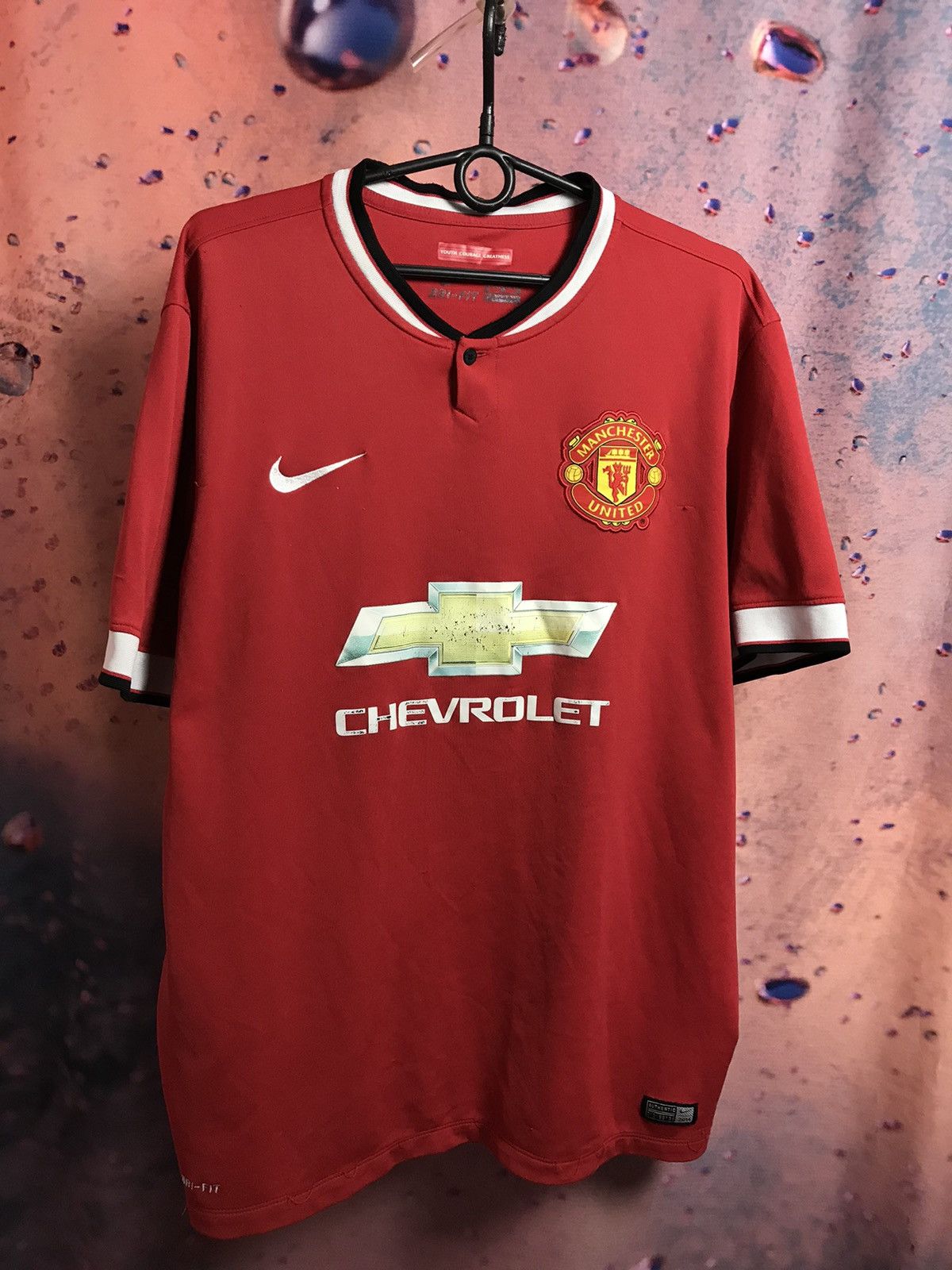 Vintage Manchester United soccer jersey Size US XL / EU 56 / 4 - 1 Thumbnail