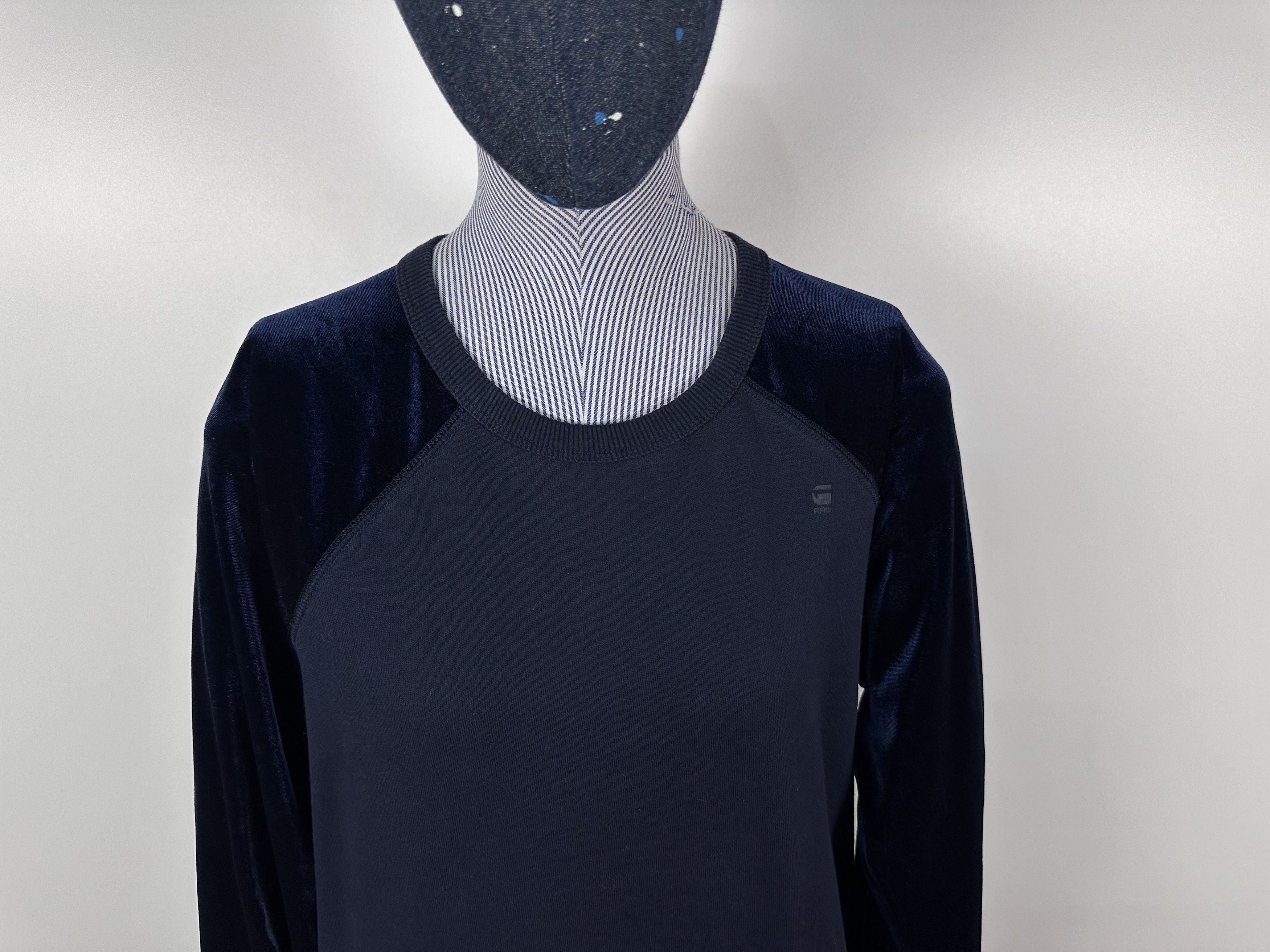 G-Star G-STAR RAW Sweatshirt Crewneck Jumper Blue Womens Size XL Size XL / US 12-14 / IT 48-50 - 3 Thumbnail