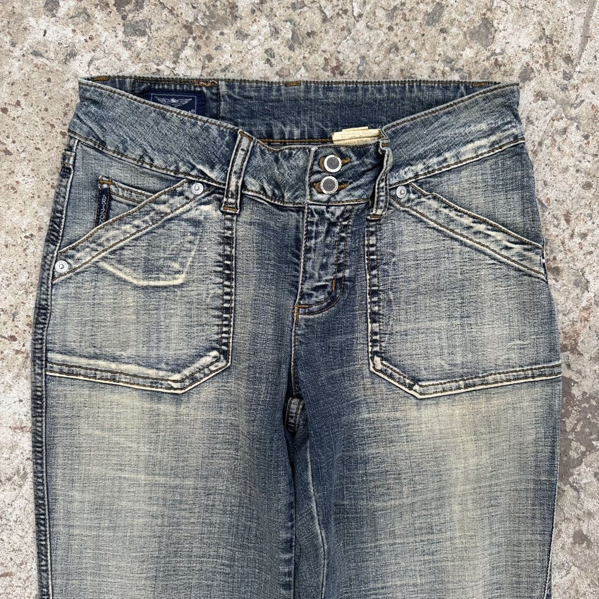 Arizona Jean Co. × If Six Was Nine Vintage Japanese Style Arizona Crazy Fit Jeans Y2K 00s USA Size 34" / US 12 / IT 48 - 9 Thumbnail