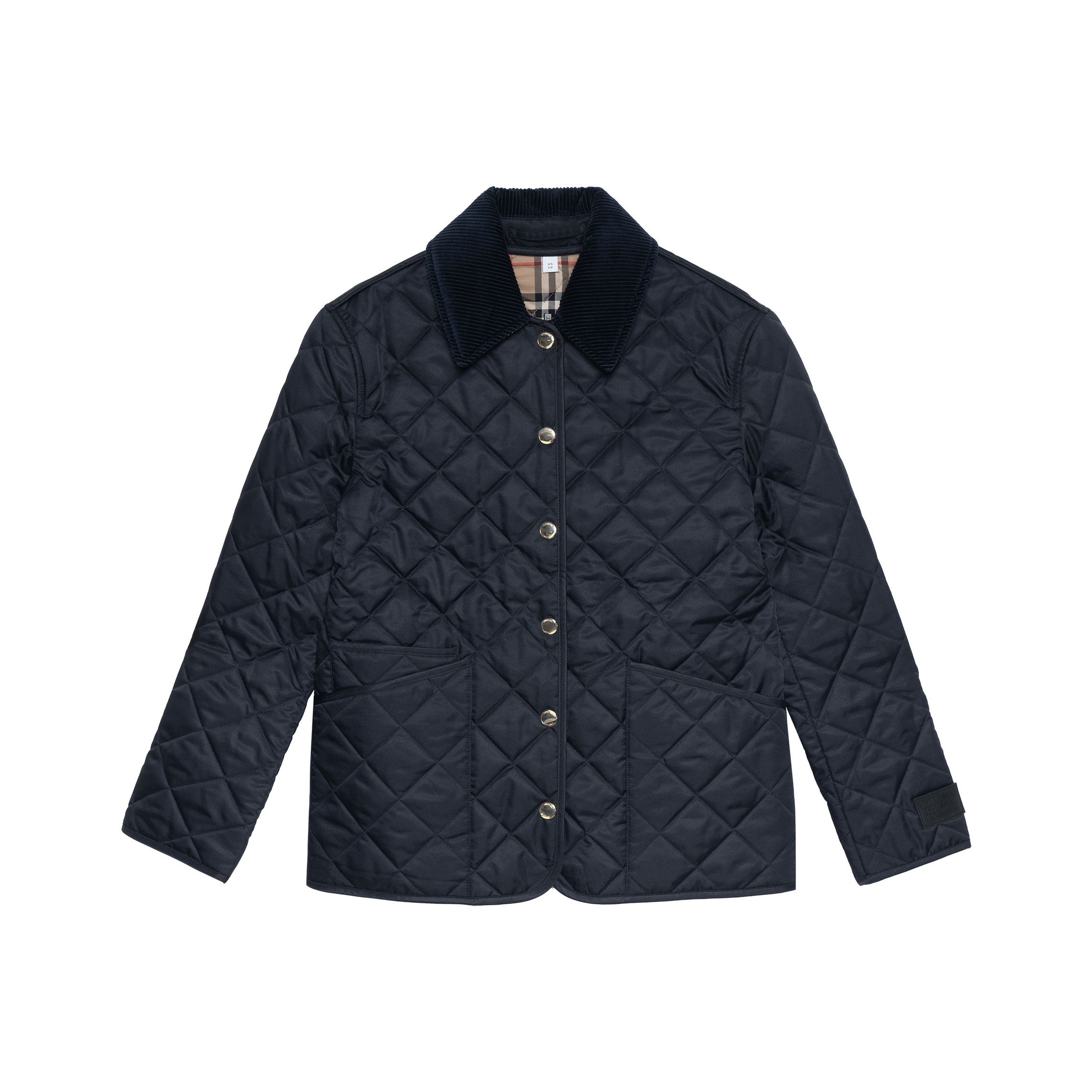 Burberry Burberry Quilted Jacket Midnight Size S Size S / US 4 / IT 40 - 1 Thumbnail