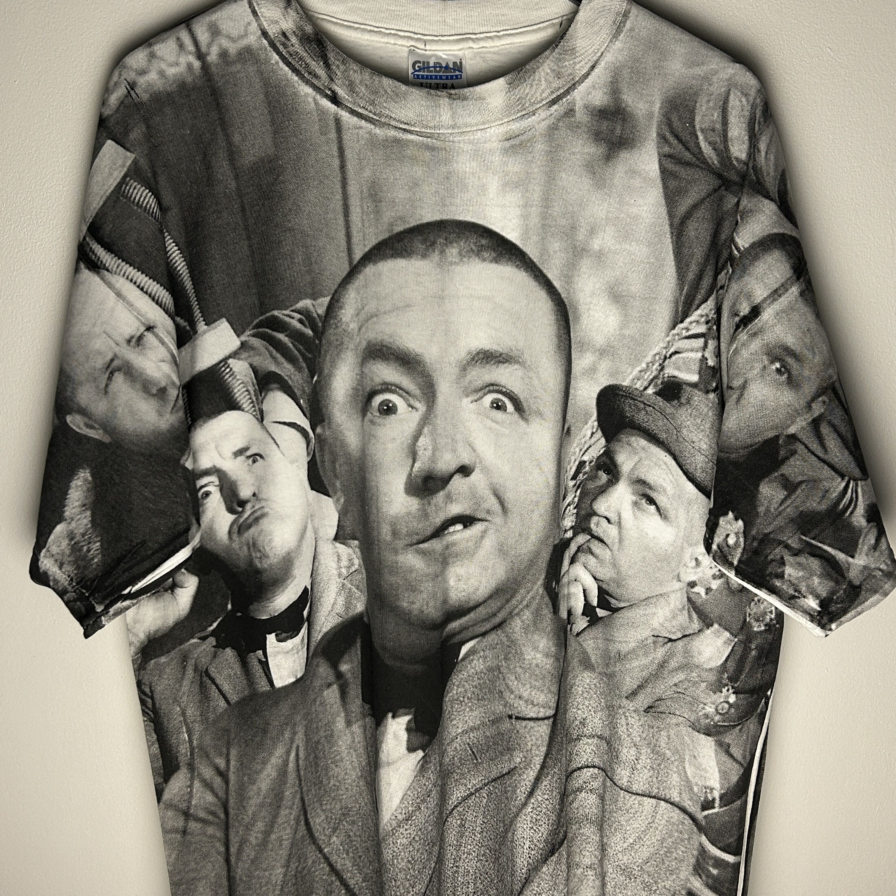 Vintage Vintage The Three Stooges 1998 Allover Print T-shirt Size US XXL / EU 58 / 5 - 3 Thumbnail