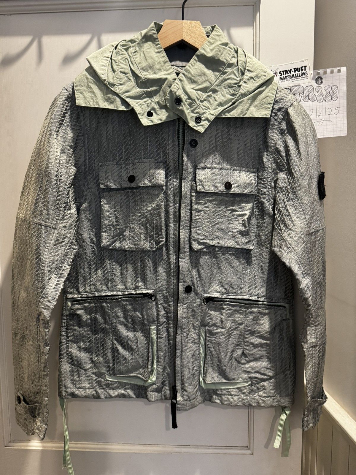 Stone  shadow project ショーツ M Stone Island Shadow Project Black Side Zipped Cotton Blend