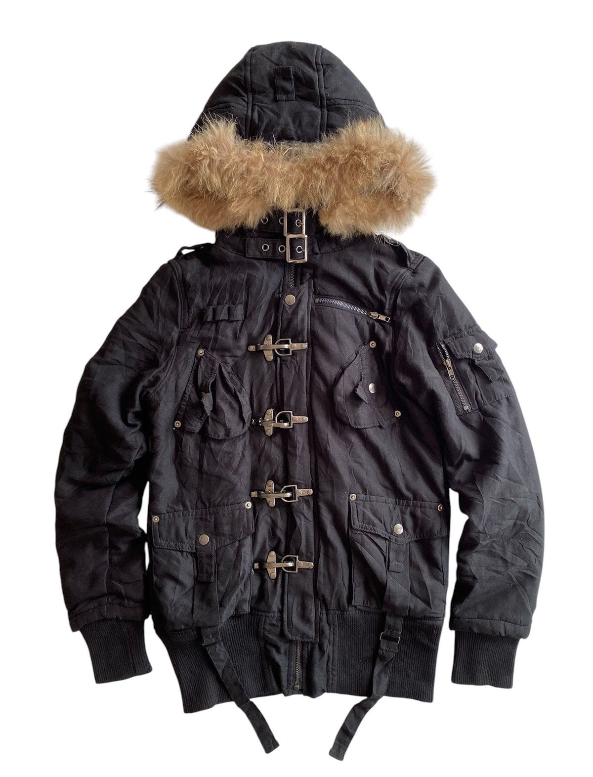If Six Was Nine × Japanese Brand × Le Grande Bleu (L.G.B.) Japanese Cryx black Fur jacket Size US M / EU 48-50 / 2 - 1 Thumbnail