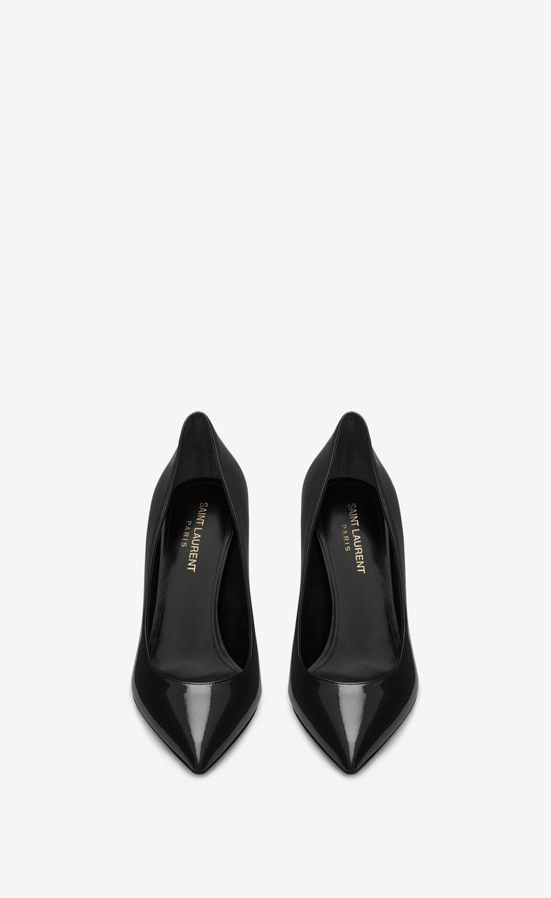 Saint Laurent Paris o1tr1nto0326 484160 Opyum Pumps in Patent Leather Heels Size US 10 / IT 40 - 2 Thumbnail