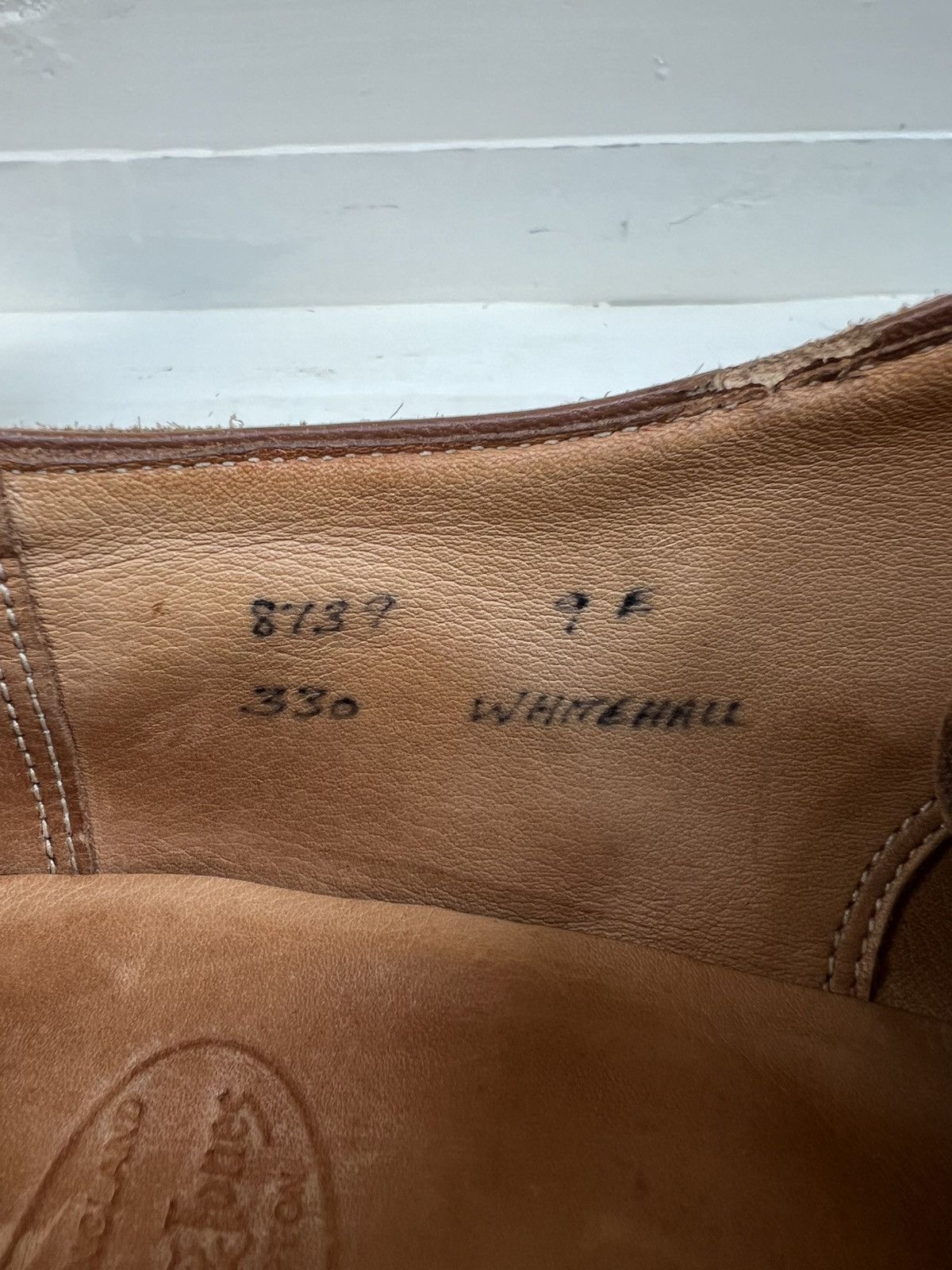 Crockett & Jones Crockett Jones Handgrade Brown leather Cap Toe Oxford Shoes Size US 10 / EU 43 - 20 Thumbnail