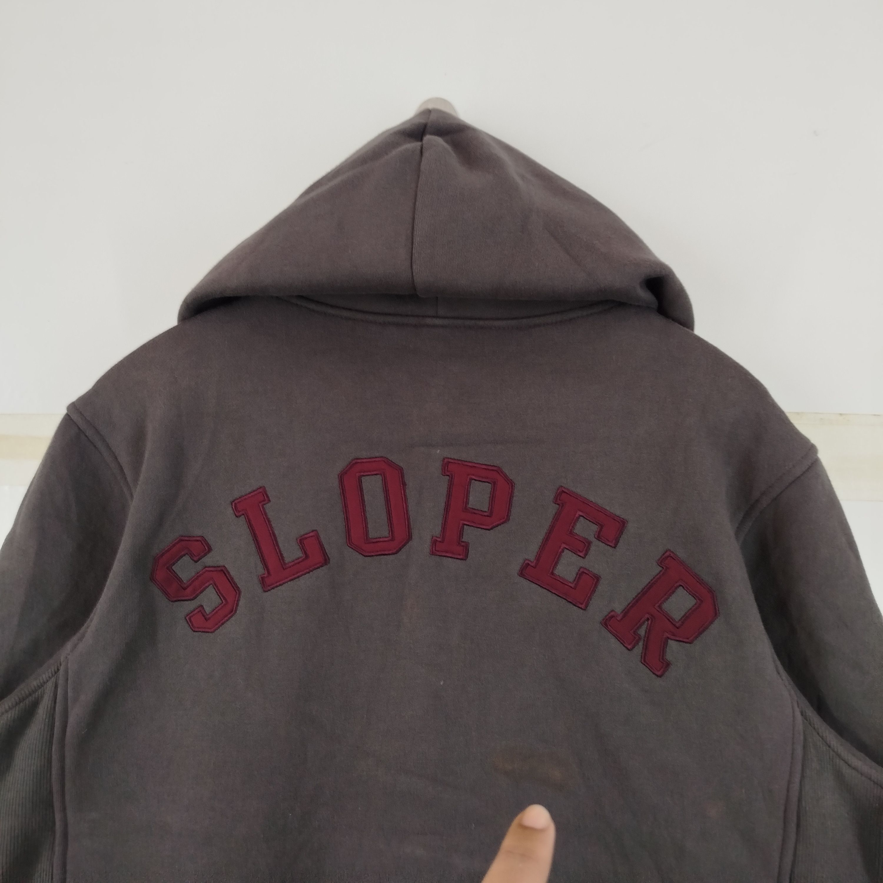 Designer × Japanese Brand Sloper Outdoor Varsity Hoodie Embroidery Big Logo Button Size US M / EU 48-50 / 2 - 2 Thumbnail