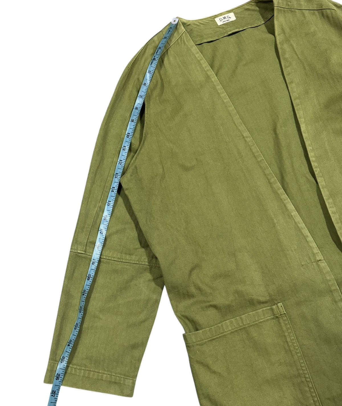 Toyo Enterprises Vtg🔥Domingo Hbt Kimono Cardigan Olive Green Military Style Size US M / EU 48-50 / 2 - 22 Thumbnail