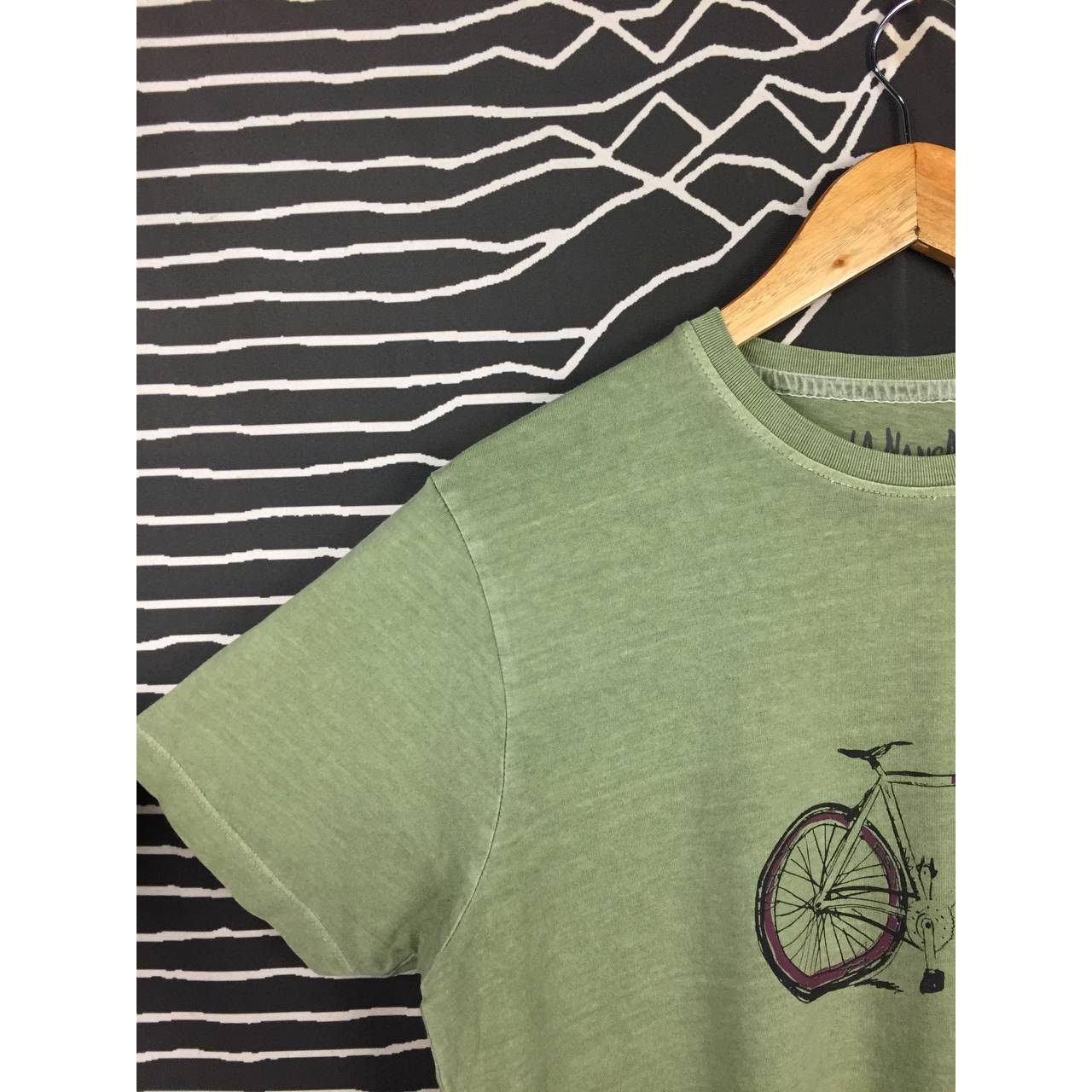 Other La Nansa Olive Green Bicycle Artwork Tee Size M Size US M / EU 48-50 / 2 - 4 Thumbnail