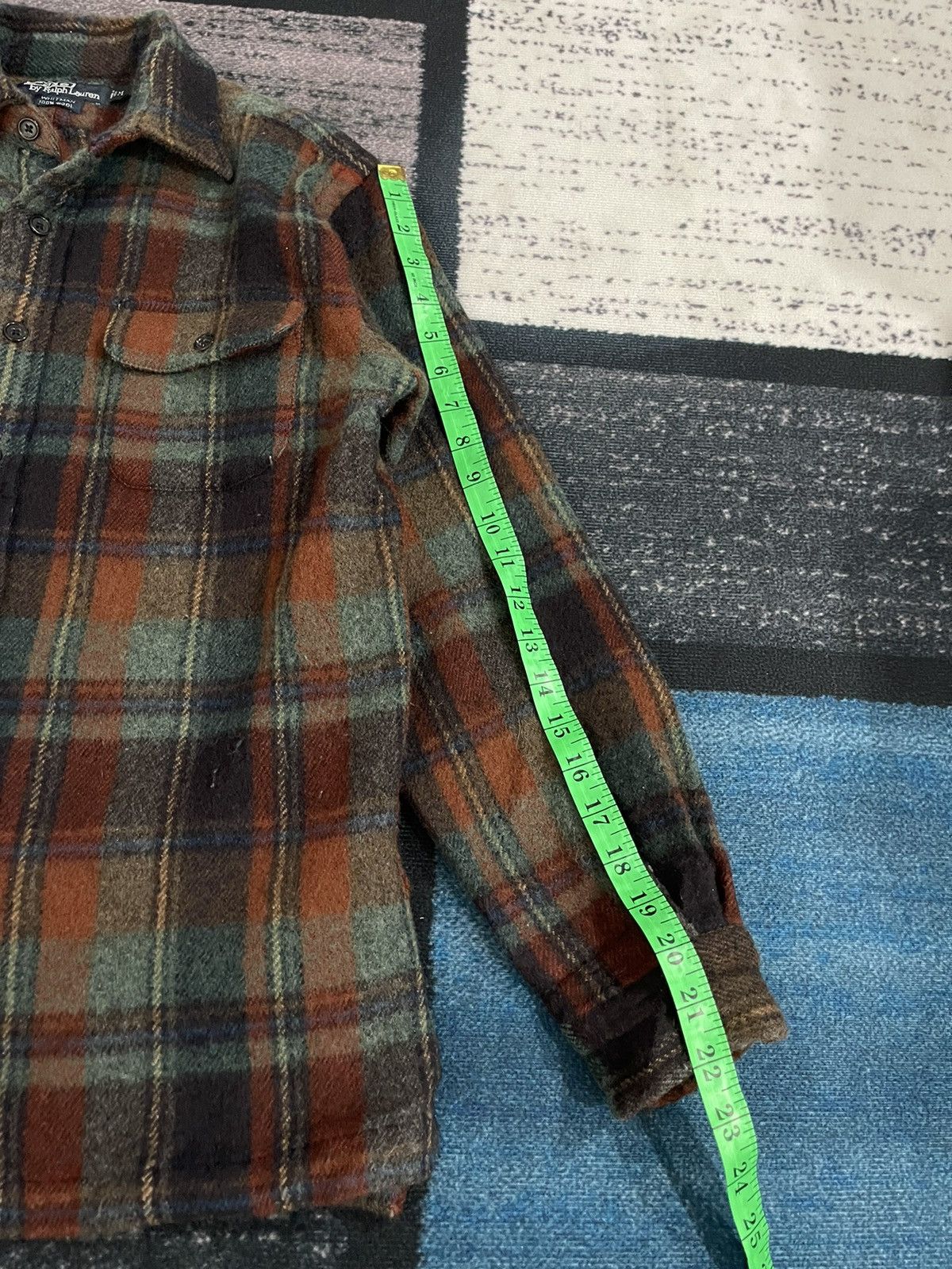 Polo Ralph Lauren Vintage Polo Ralph Lauren Whitman Wool Plaid Shirt Size US M / EU 48-50 / 2 - 16 Thumbnail