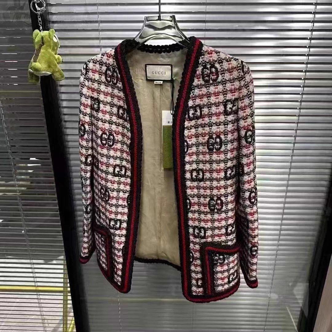 Gucci Gucci Chanel-style all over print tweed jacket size 36 Size XS / US 0-2 / IT 36-38 - 1 Thumbnail