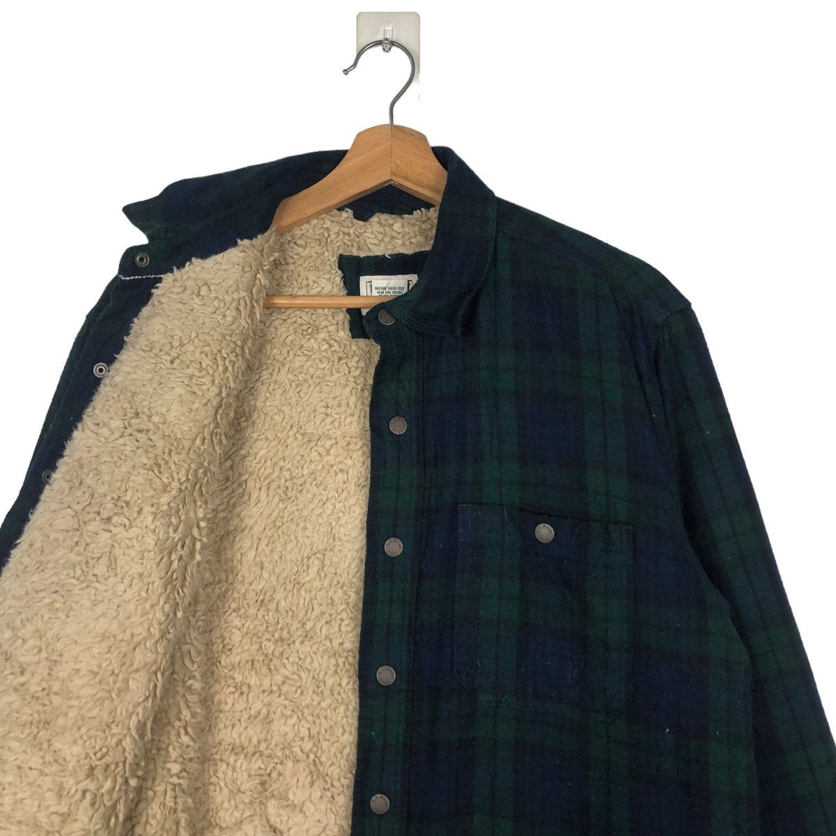 Japanese Brand 🔥Vintage L.L.Bean Shirt Flannel Jacket Shearling Tartan Size US S / EU 44-46 / 1 - 12 Thumbnail