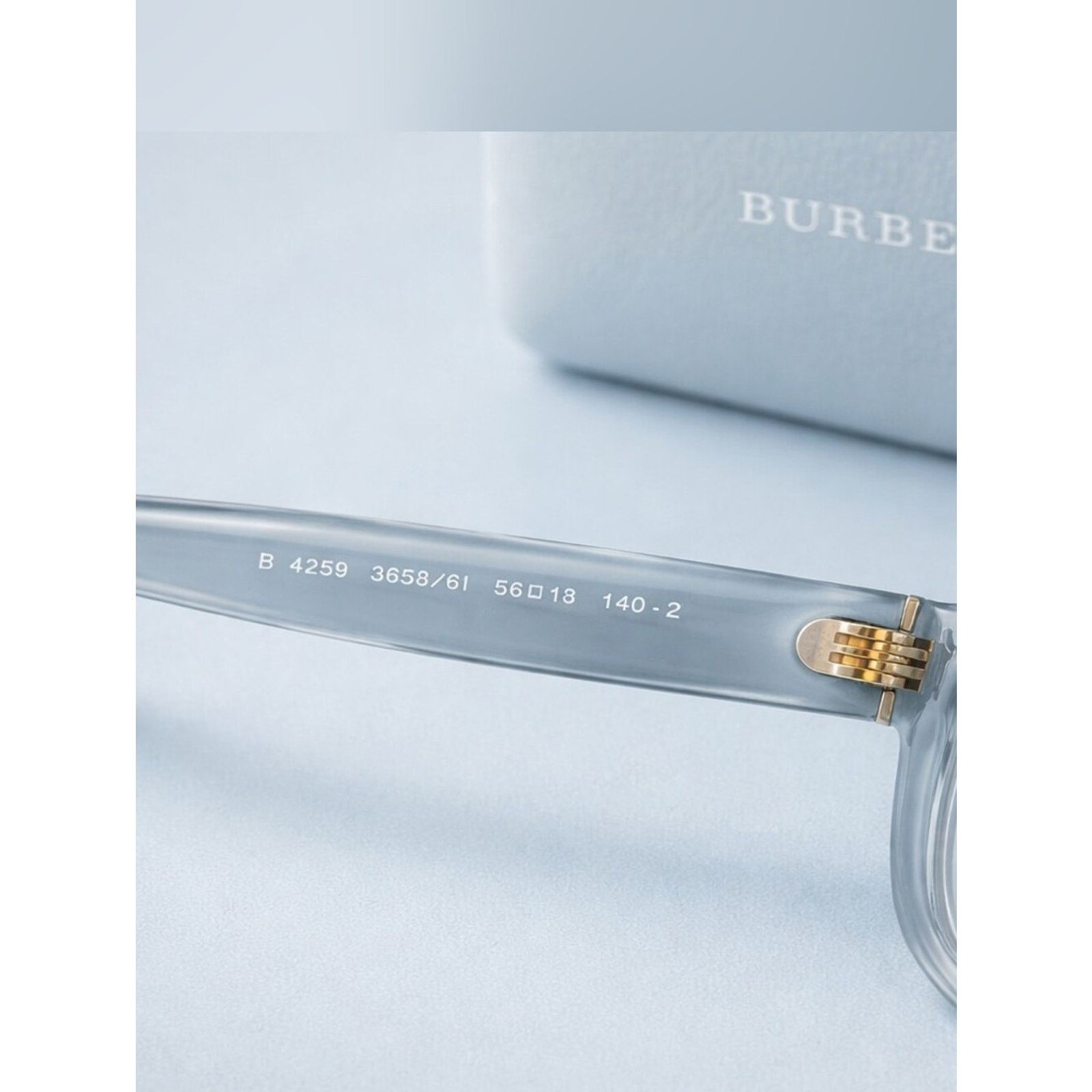 Burberry BURBERRY Oversized Gray Acetate Sunglasses | Made in Italy | Size ONE SIZE - 3 Thumbnail