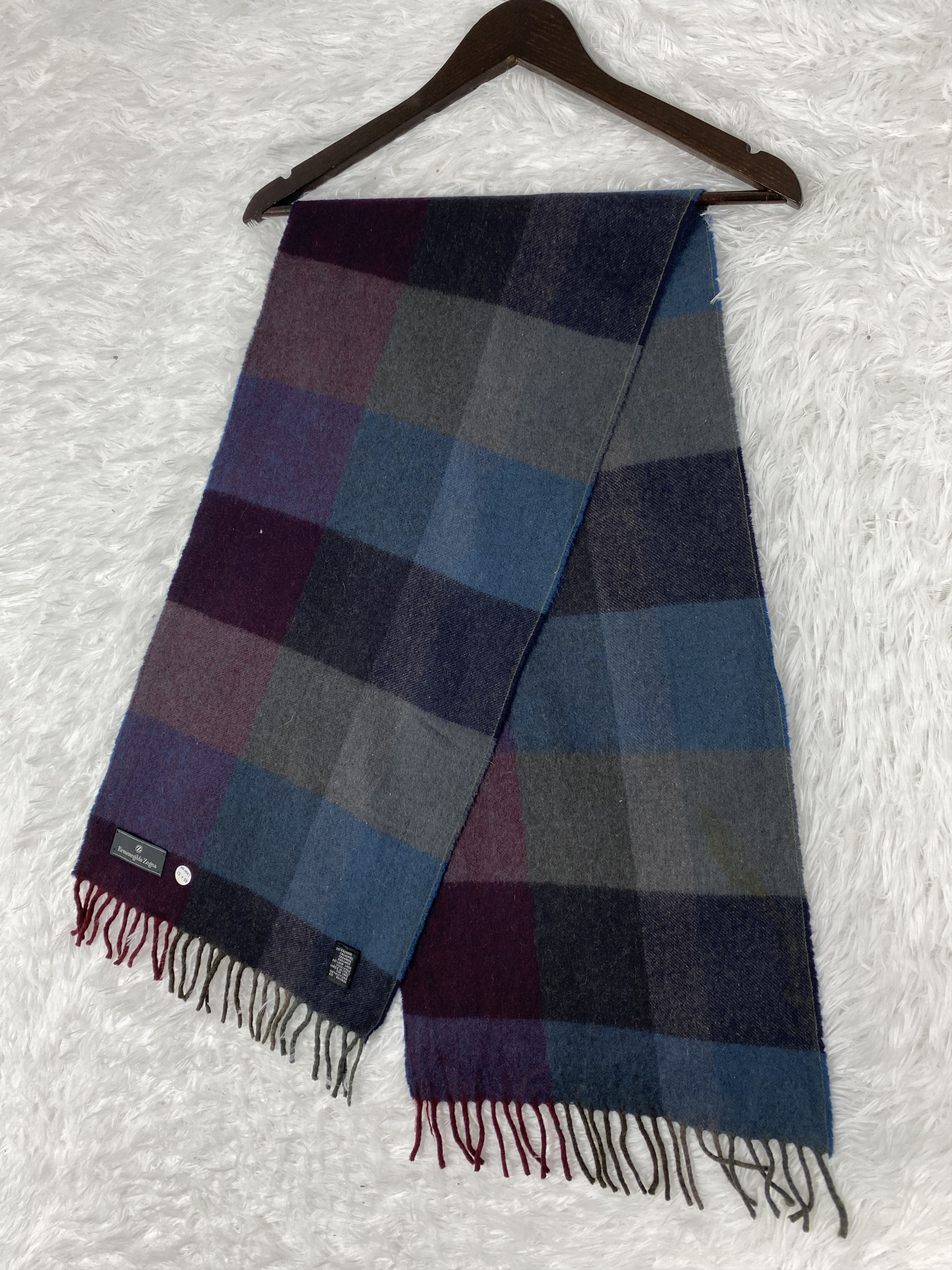 Ermenegildo Zegna × Vintage Vintage Ermenegildo Zegna Scarf / Muffler Neckwear PM0067 Size ONE SIZE - 4 Thumbnail